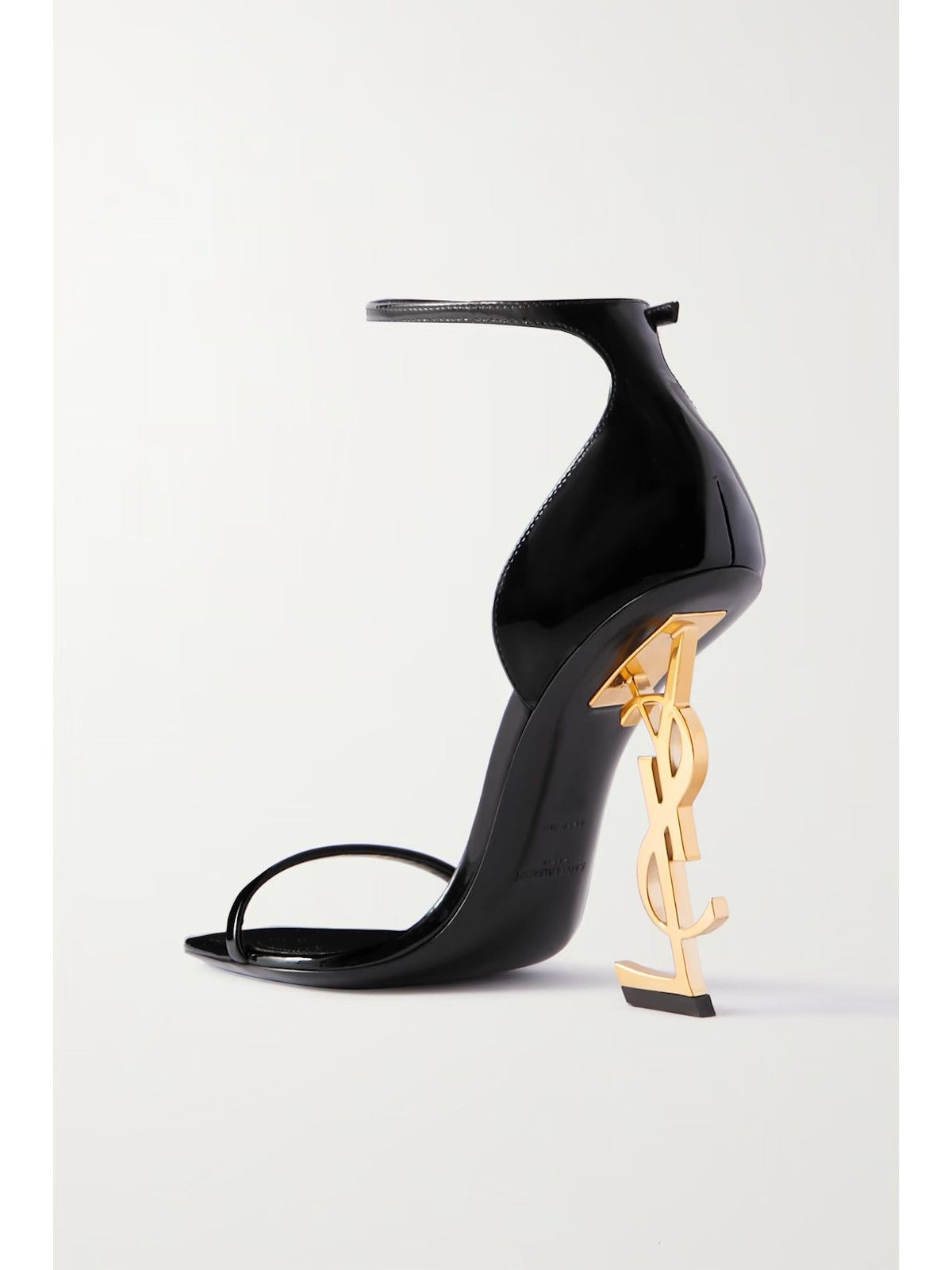 Yves Saint Laurent SAINT LAURENT Opyum embellished patent-leather sandals 38.5 Size US 8.5 / IT 38.5 - 9 Thumbnail