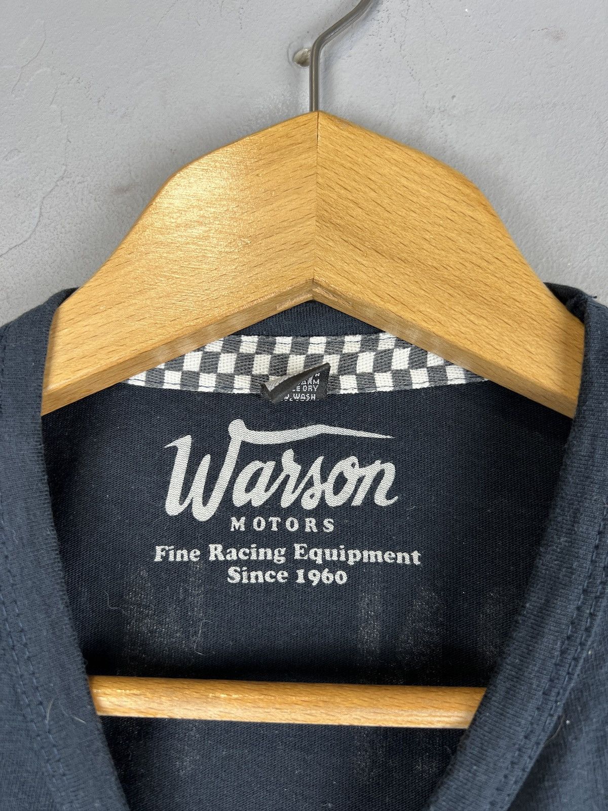 Vintage CRAZY Speed Wolf Racer 13 Legend Warson Motors tee Size US L / EU 52-54 / 3 - 3 Thumbnail