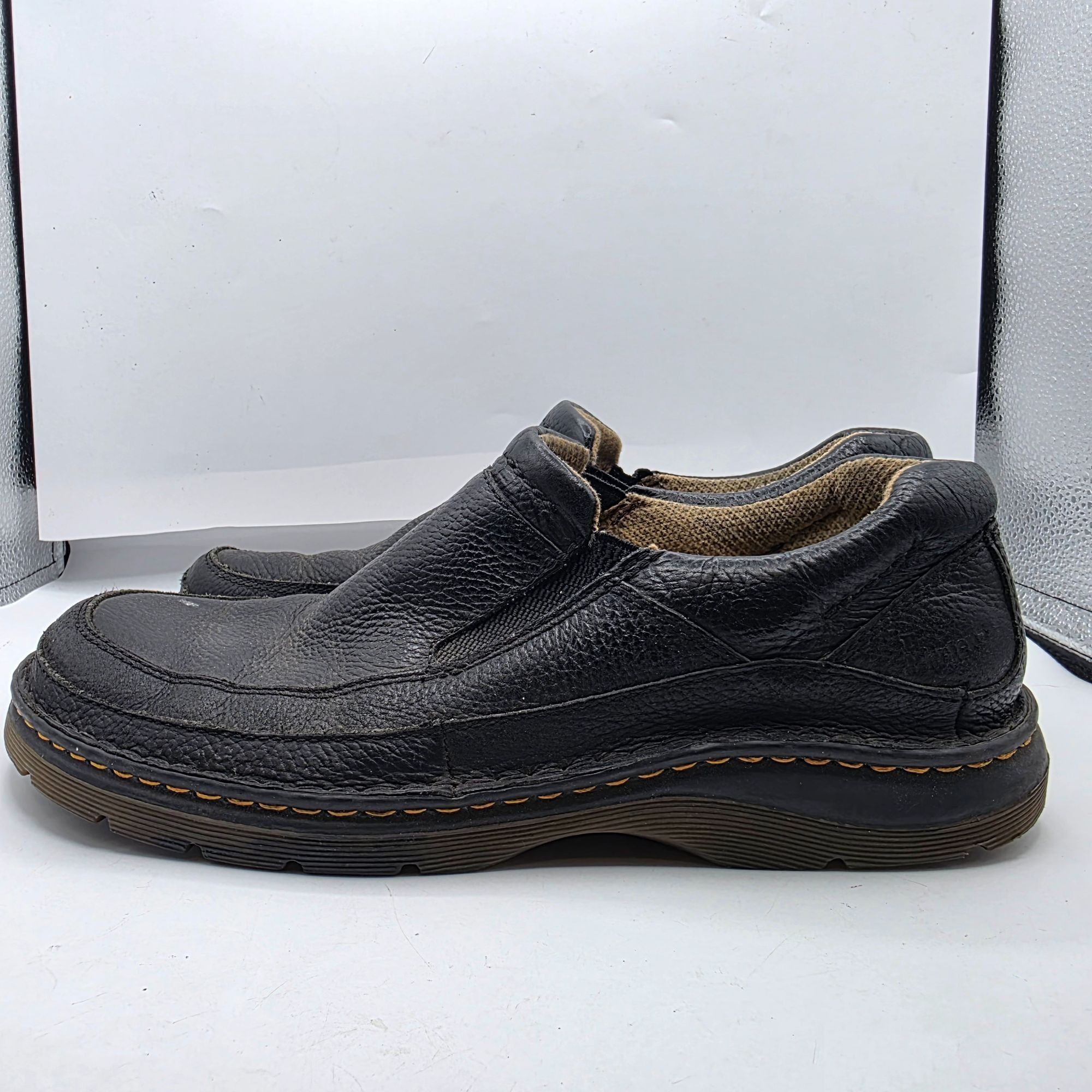 Dr. Martens Dr. Martens Orson Mens Size 12 Black Leather Slip On Shoes C Size US 12 / EU 45 - 13 Thumbnail