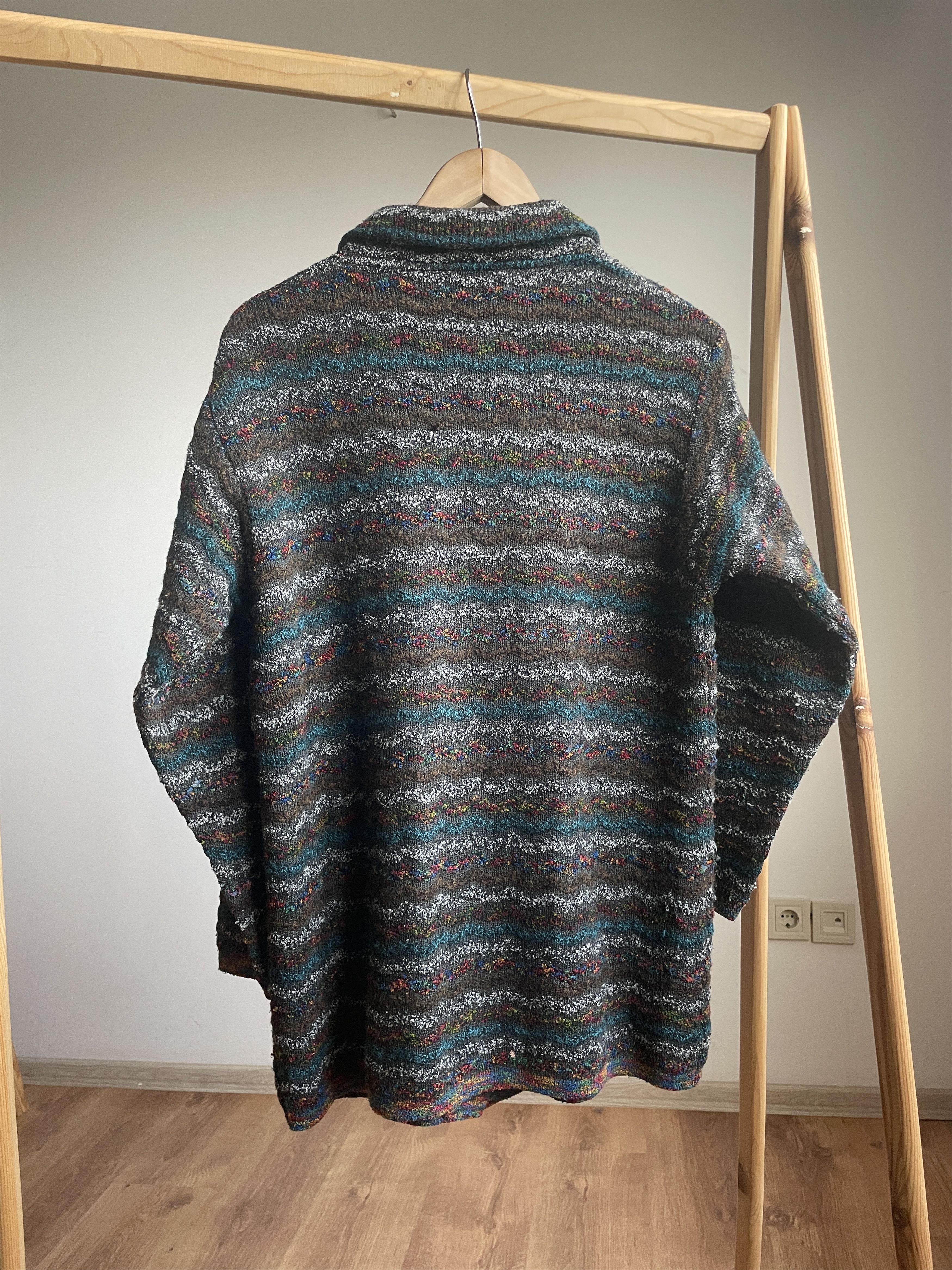Missoni Missoni Vintage 90's Womens Wool Button Up Cardigan Size M / US 6-8 / IT 42-44 - 2 Thumbnail