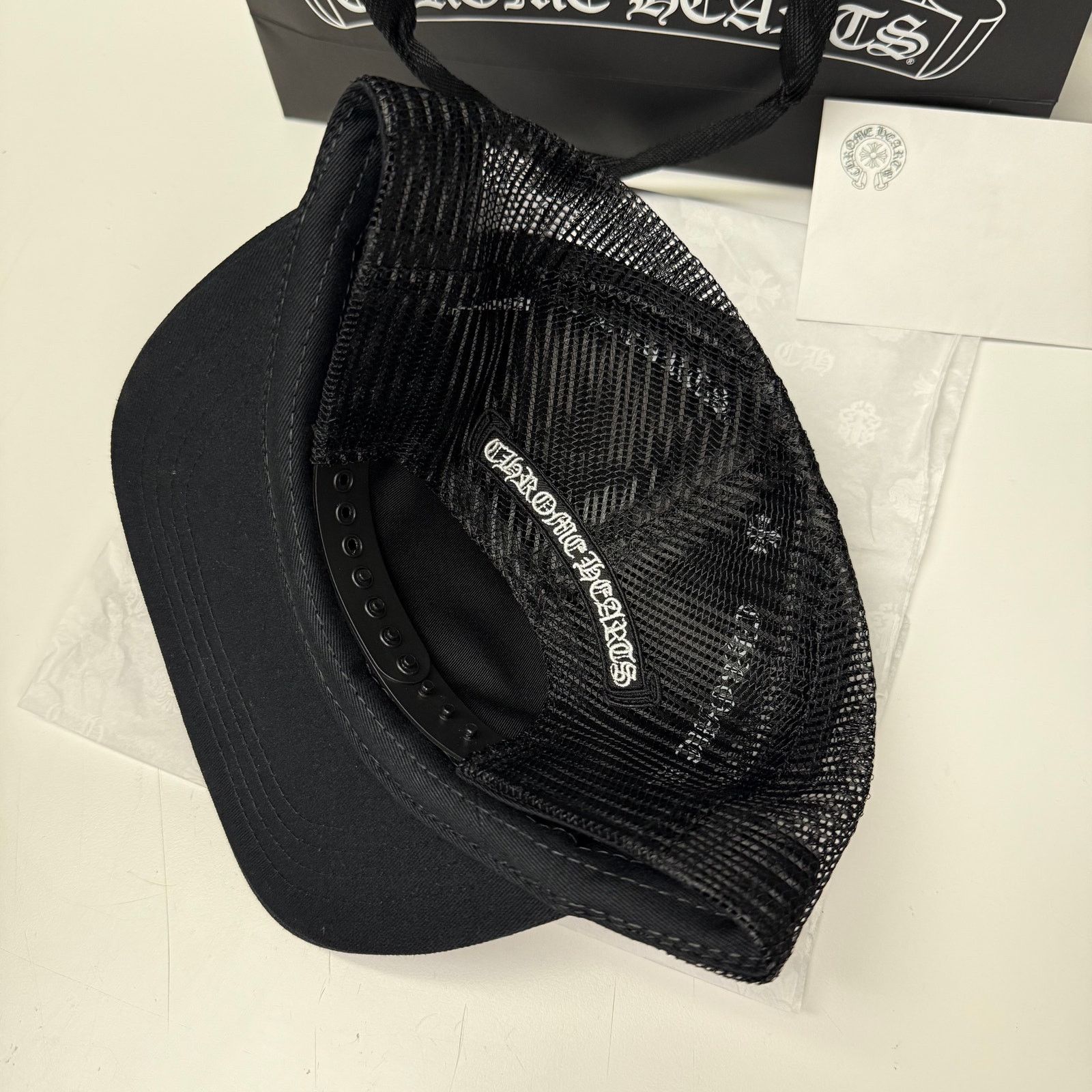 Chrome Hearts CHROME HEARTS TRUCKER CAP - CEMETERY PATCHWORK Size ONE SIZE - 4 Thumbnail