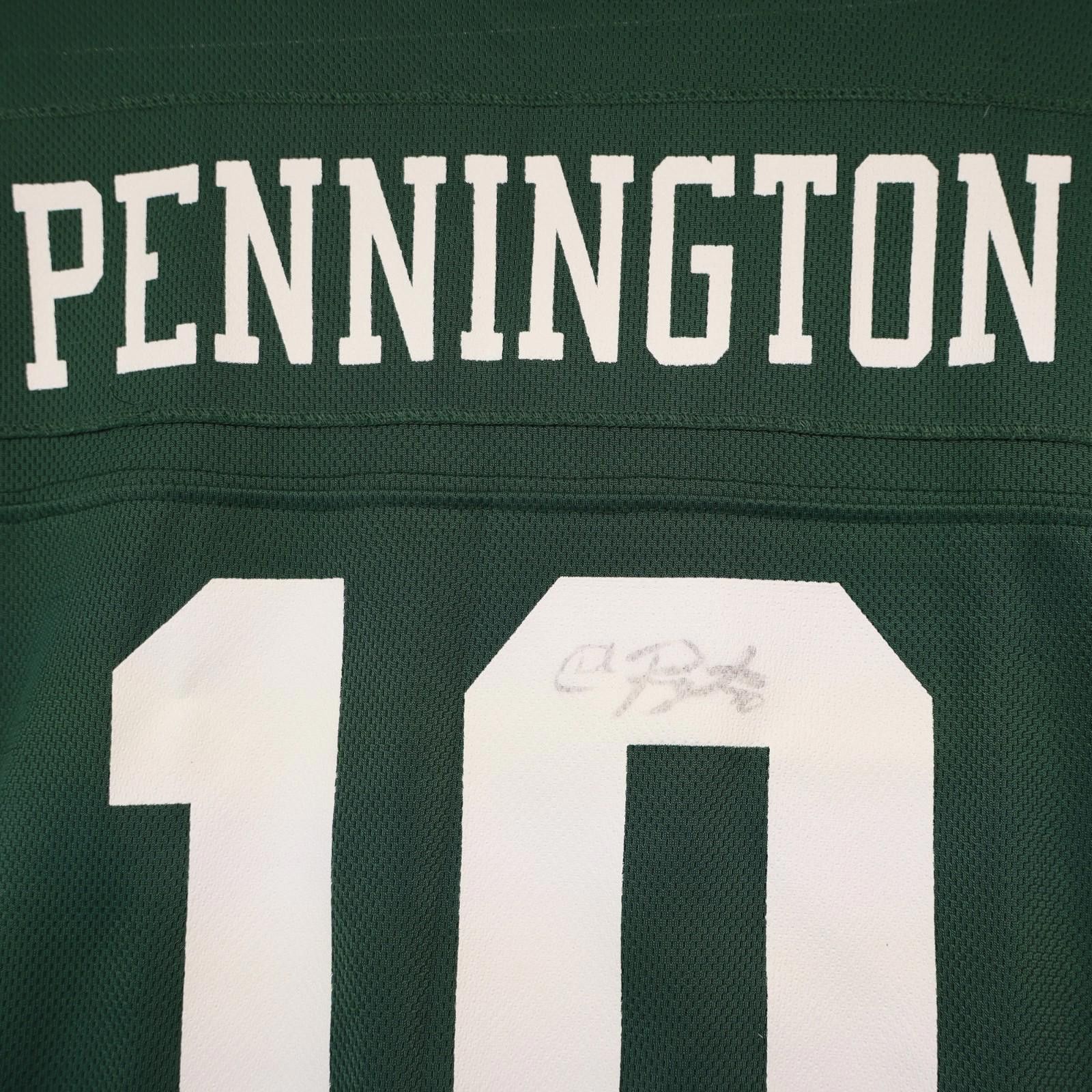Reebok Signed Pennington #10 New York Jets NFL Reebok Jersey Men's Size ONE SIZE - 3 Thumbnail