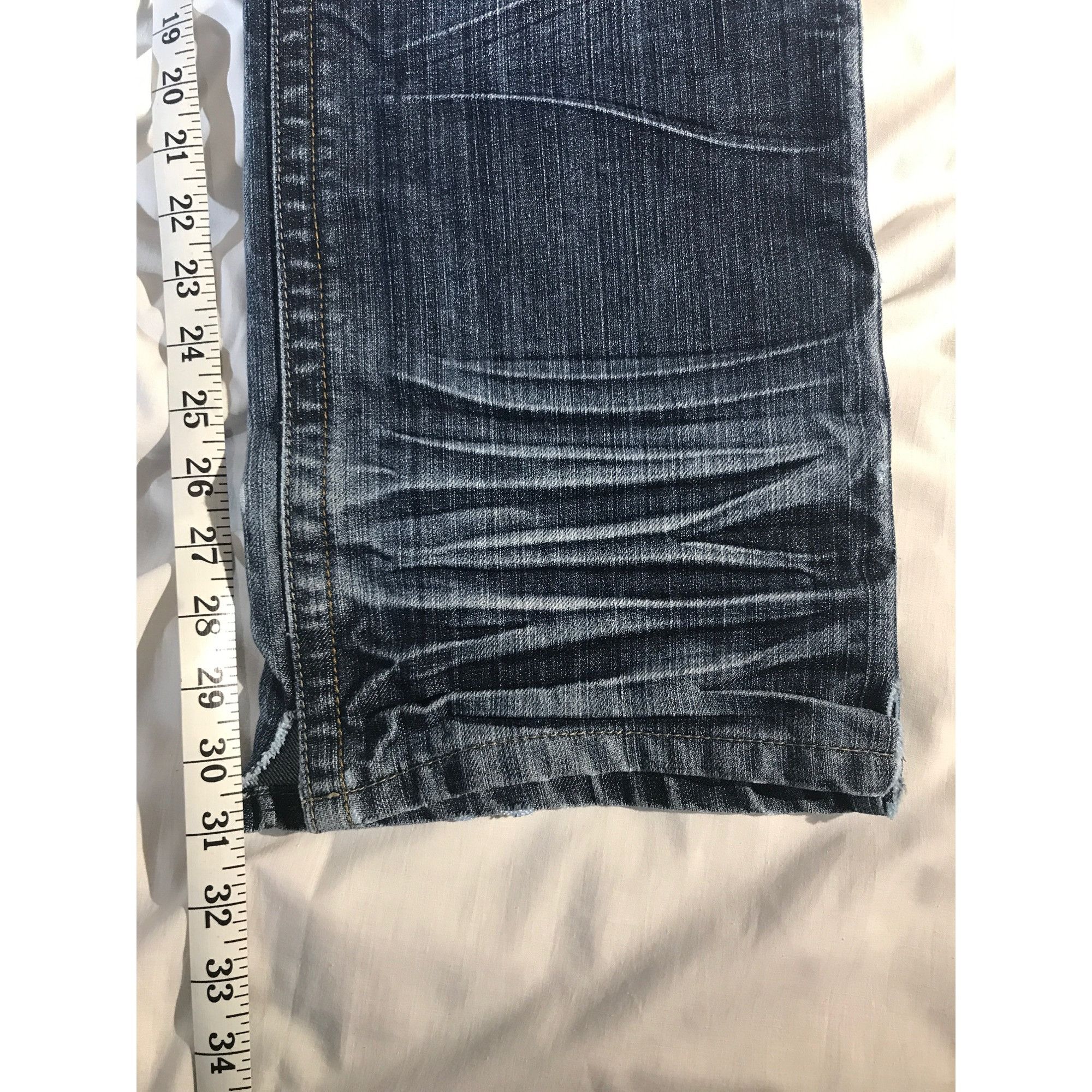 FUSAI F.U.S.A.I Focus USA Inc Men's 3D Crimped Jeans Size US 34 / EU 50 - 6 Thumbnail