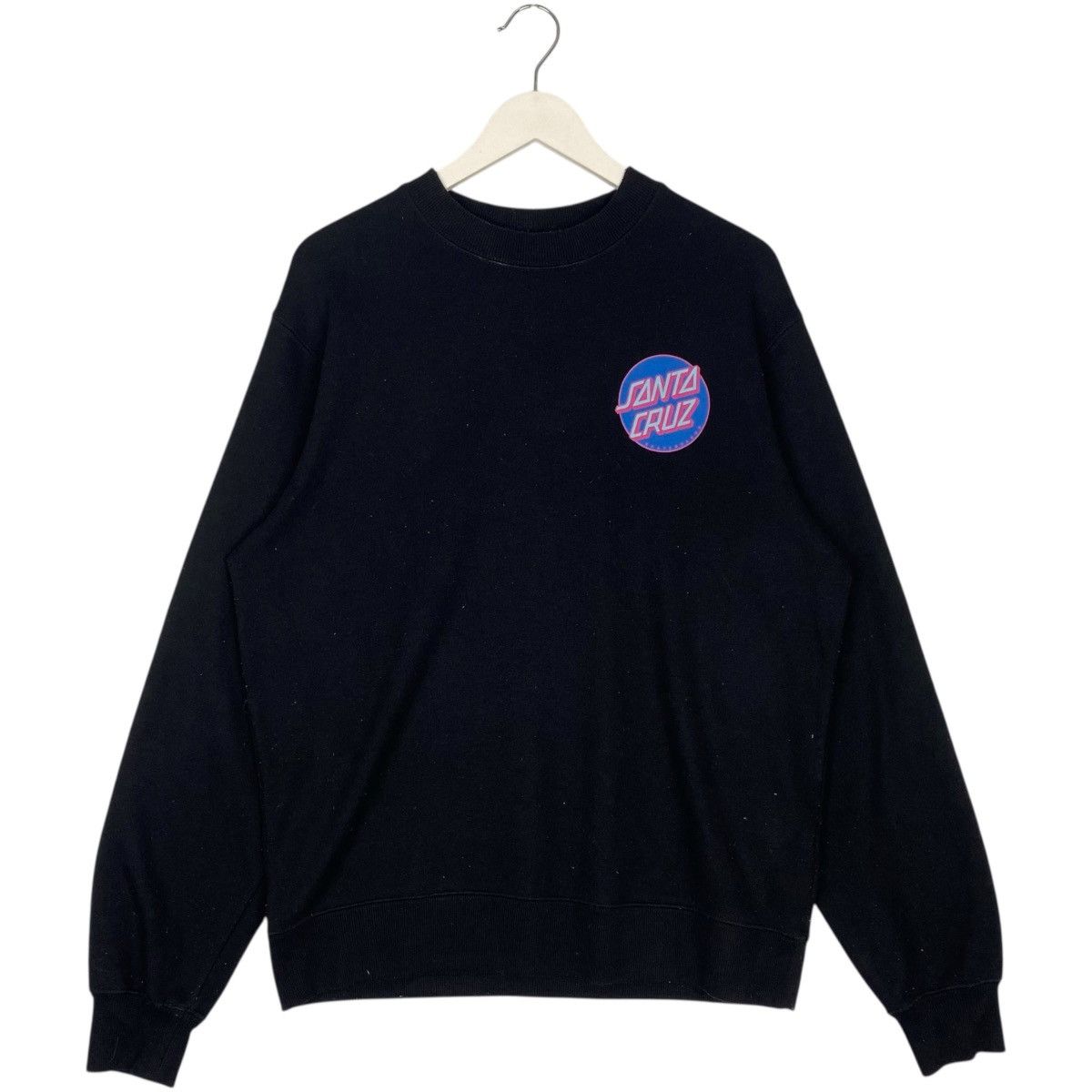 Vintage Vintage Santa Cruz Skateboard Hoodie Back Hit Black Size L Size US L / EU 52-54 / 3 - 8 Thumbnail