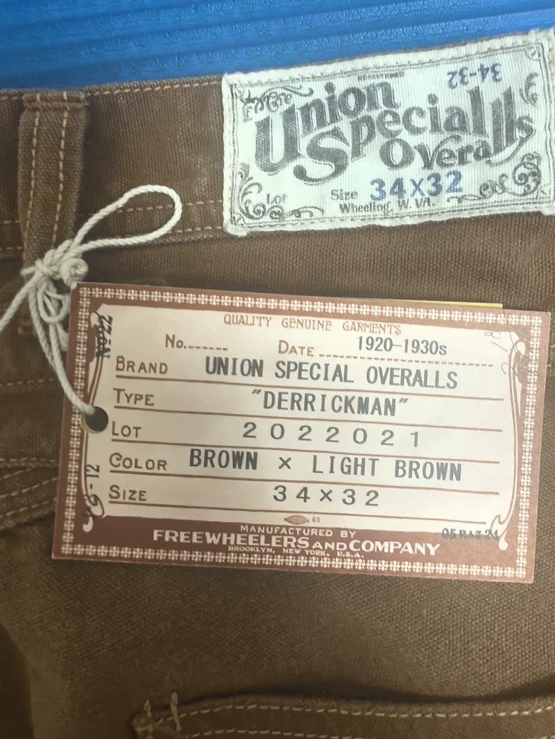 Freewheelers Freewheelers Out-of-print brown well-down trousers Size US 34 / EU 50 - 4 Thumbnail