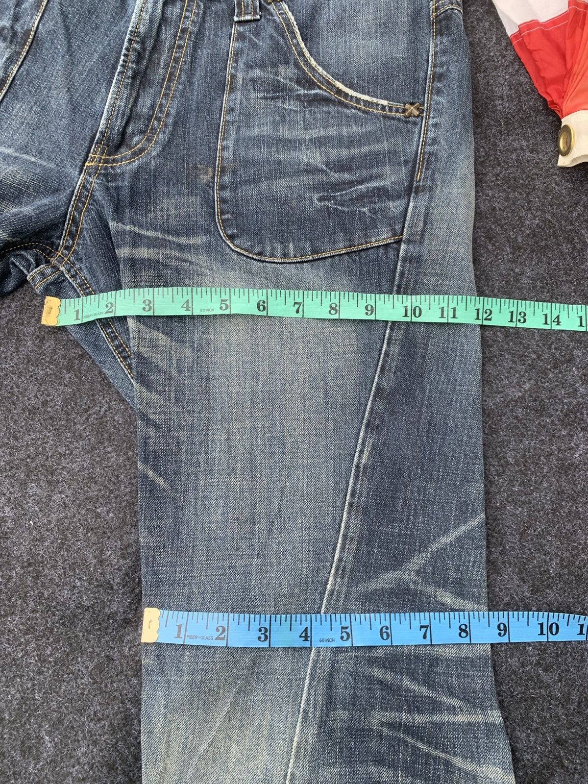 Lee Y2K Lee Rider Bell Bottom Flare Denim Jeans. Size US 35 - 5 Thumbnail