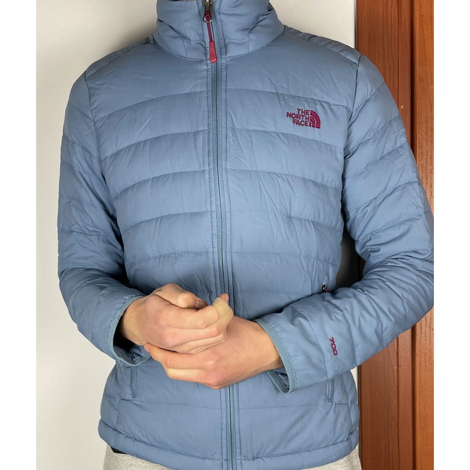 The North Face The North Face 700 Women's Blue Full Zip Puffer Jacket Small Size S / US 4 / IT 40 - 2 Thumbnail