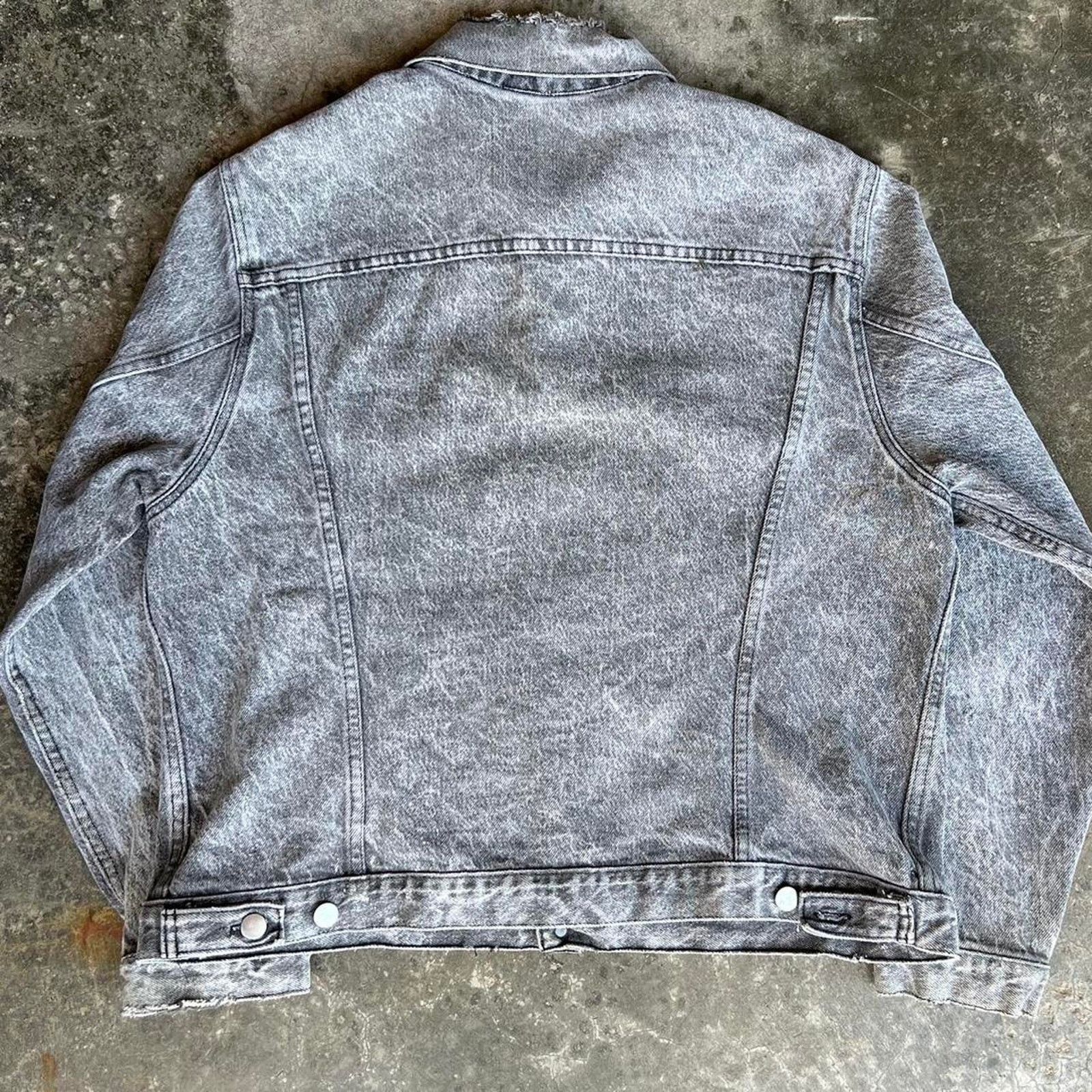 Other Vintage grey denim jacket Size US L / EU 52-54 / 3 - 6 Thumbnail