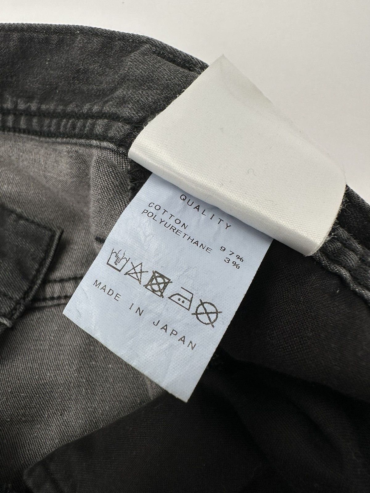 Julius Julius S/S18 Banana Curved 6oz Stretch Denim in Washed Black Size US 30 / EU 46 - 15 Thumbnail
