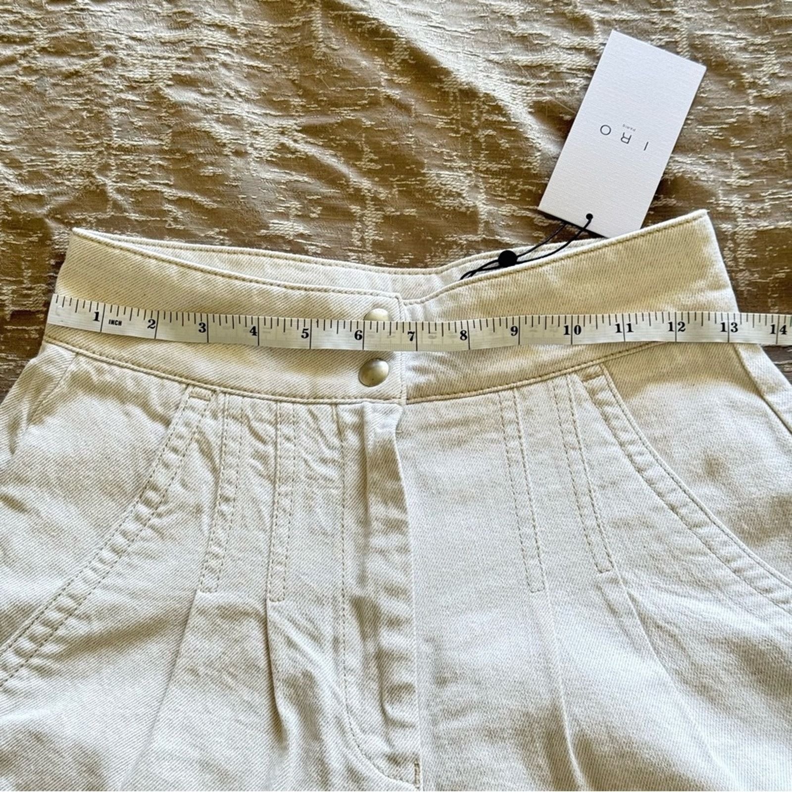Iro NWT! IRO High-Waisted Women's Shorts, Size 36 (25-26 US ) Size 26" / US 2 / IT 38 - 6 Thumbnail