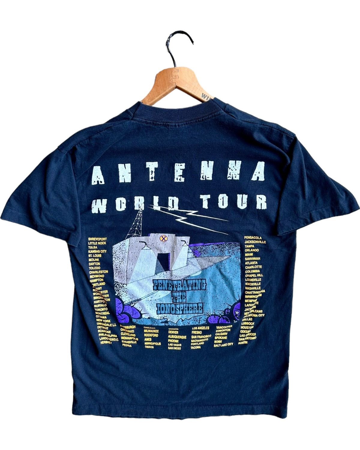 Band Tees × Vintage 1994 ZZ Top Antenna Tour Tee Size US L / EU 52-54 / 3 - 3 Thumbnail