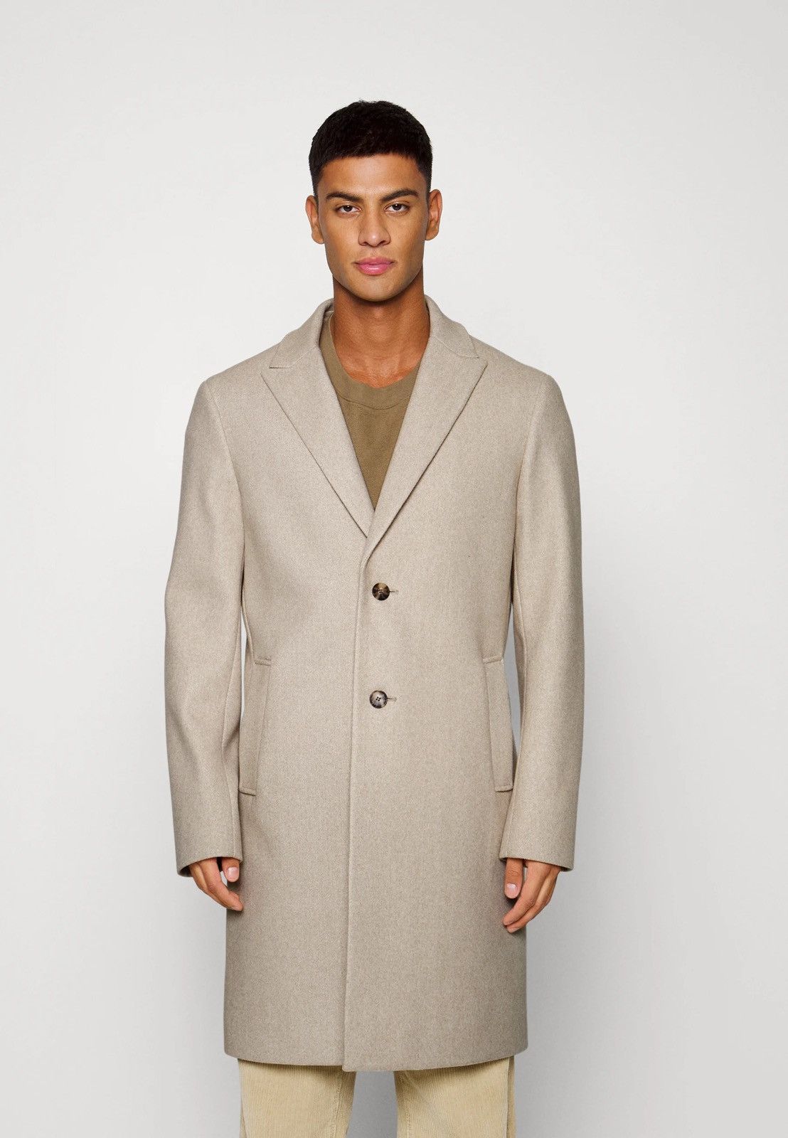 Other !DS! AW23 Isaac Dewhirst Beige Wool Coat Size US M / EU 48-50 / 2 - 2 Thumbnail
