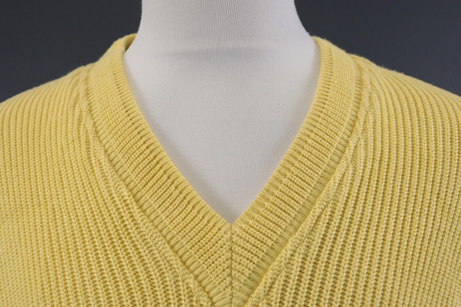 Carlo Colucci Carlo Colucci Yellow Knit Ribbed Size L-XL US 44 EU 554 Size US L / EU 52-54 / 3 - 4 Thumbnail