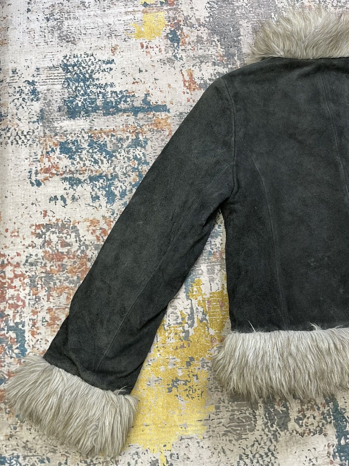 Hysteric Glamour Ozone Community Suede Leather Faux Fur Penny Lane Jacket Size S / US 4 / IT 40 - 7 Thumbnail