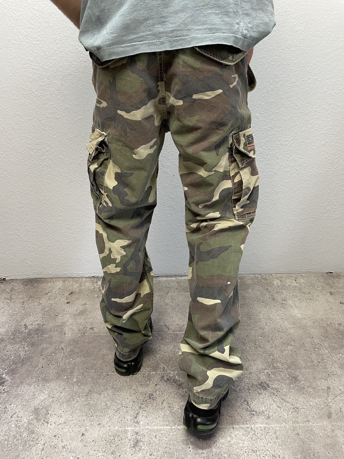 Denim & Supply Ralph Lauren Vintage Polo Ralph Lauren Camo Cargo Pants Y2K Military Size US 32 / EU 48 - 3 Thumbnail