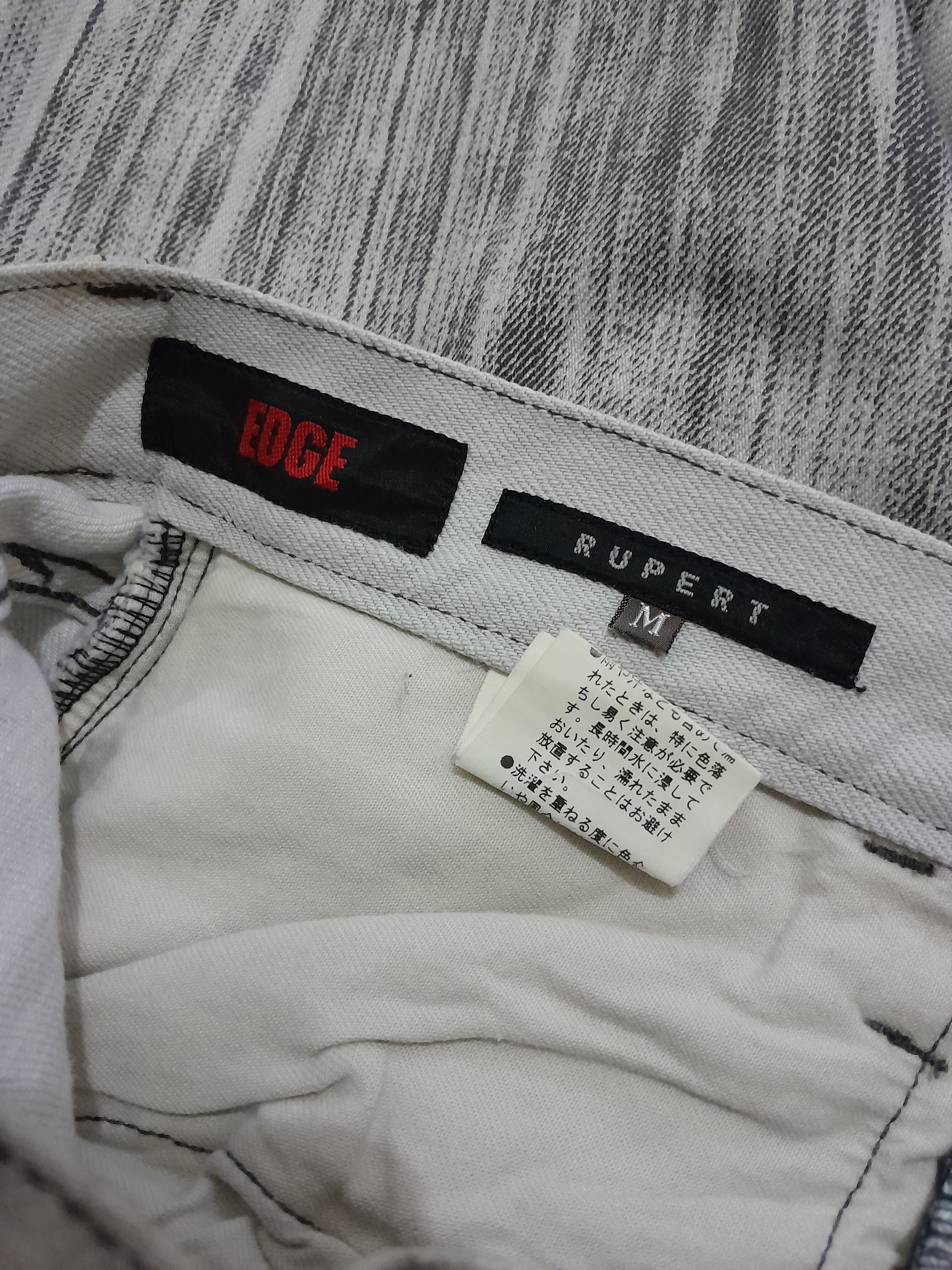 20471120 × Beauty Beast × Japanese Brand Edge rupert dirt brushed printed denim pants Size US 29 - 6 Thumbnail
