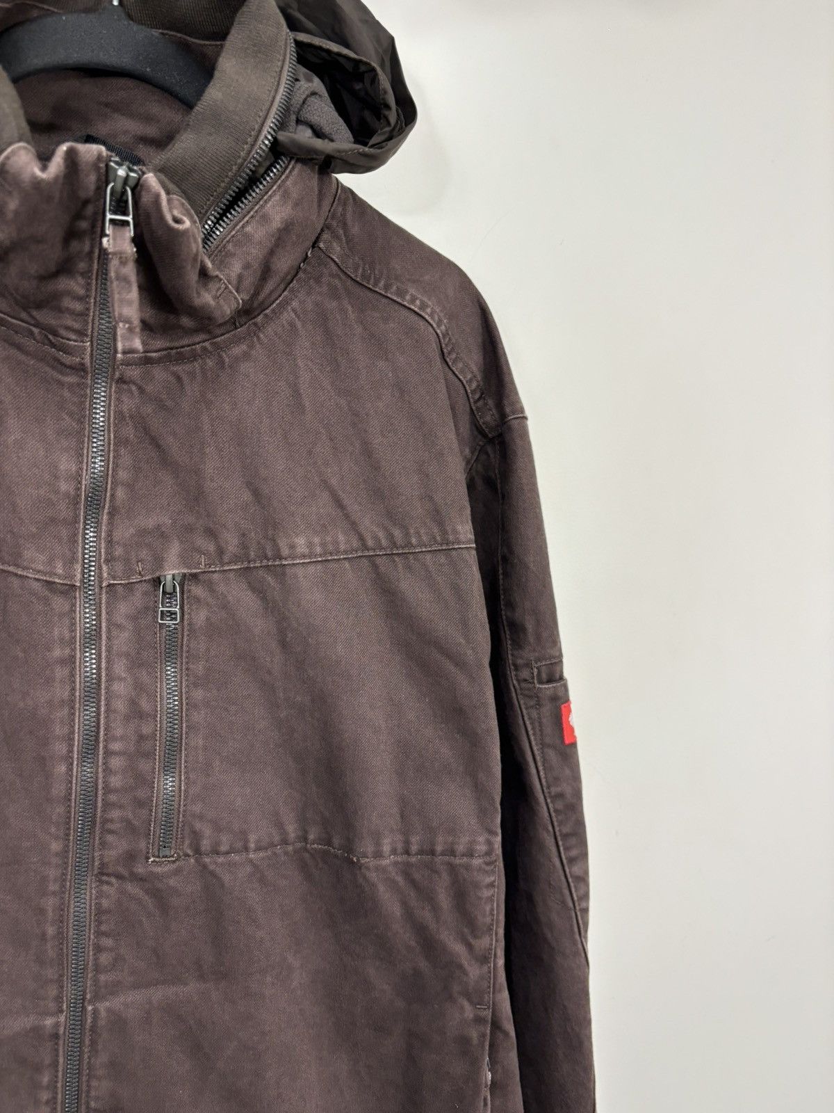 Other Engelbert Strauss Men’s Workwear Brown Hooded Active Jacket Size US XL / EU 56 / 4 - 6 Thumbnail
