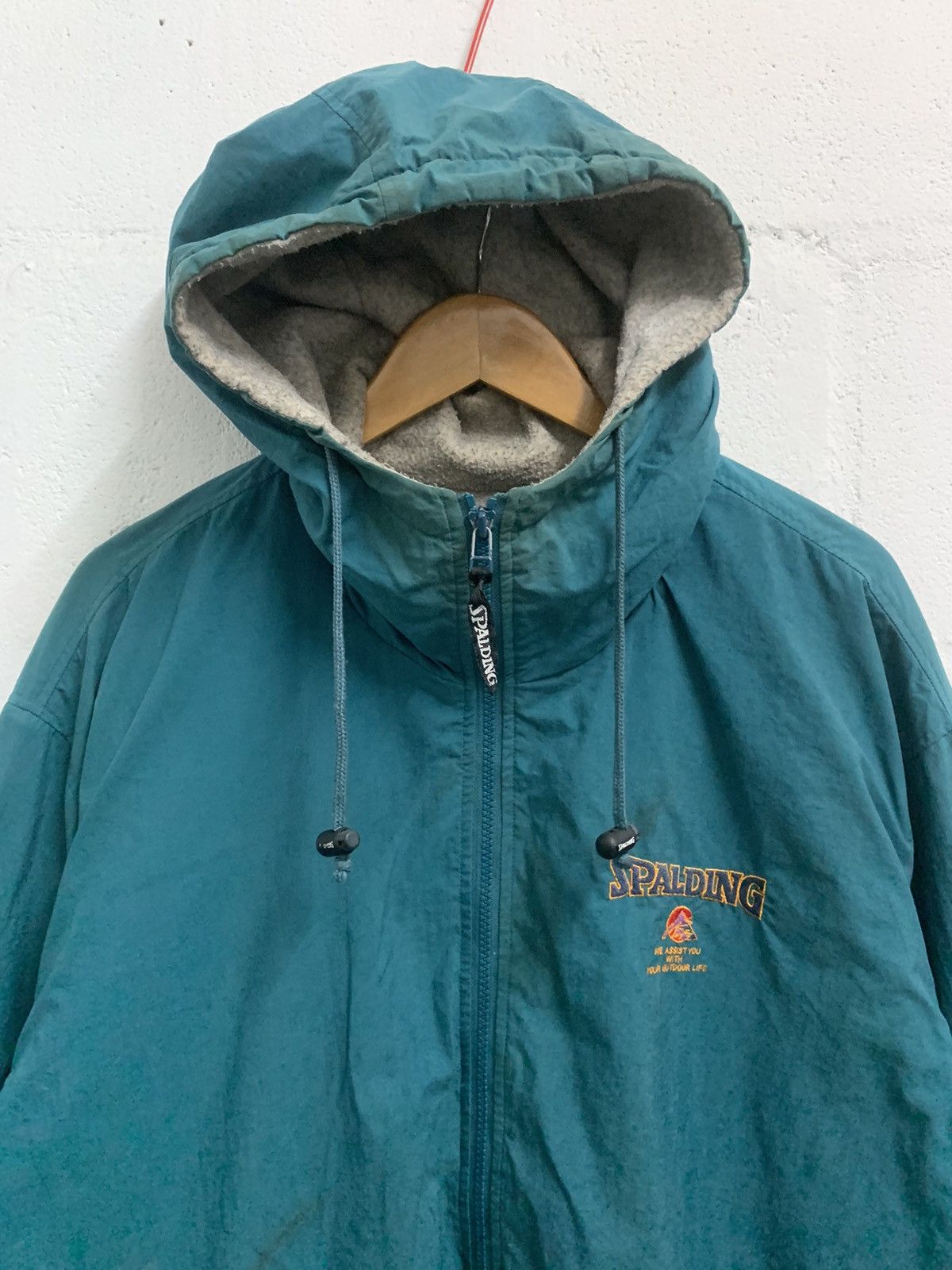 Japanese Brand × Spalding × Vintage Vintage Spalding Hoodie Jacket Big Logo Size US L / EU 52-54 / 3 - 6 Thumbnail