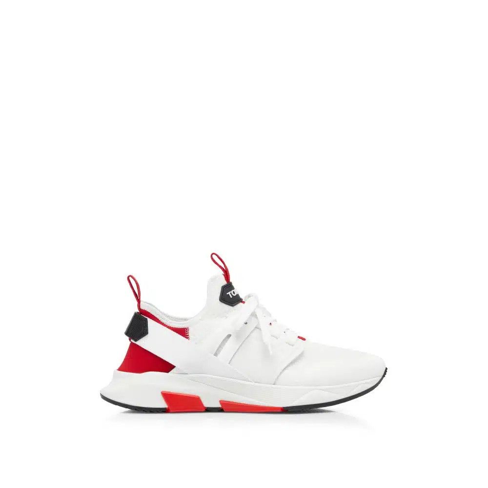 Tom Ford o1loc1c0425 W3496 Jago Low-Top Sneakers in White Size US 9.5 / EU 42-43 - 1 Thumbnail