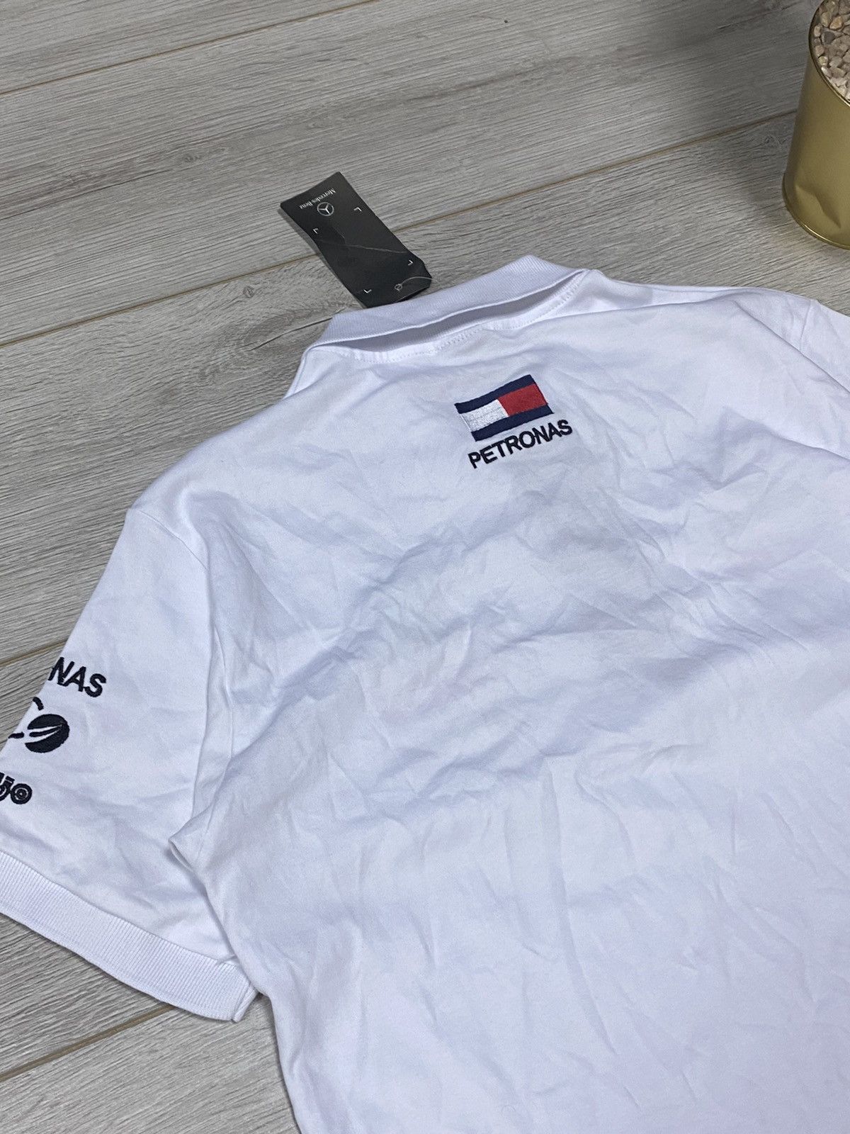 Mercedes-Benz Mercedes Benz AMG Pirelli Tommy Hilfiger vintage polo Size US L / EU 52-54 / 3 - 6 Thumbnail