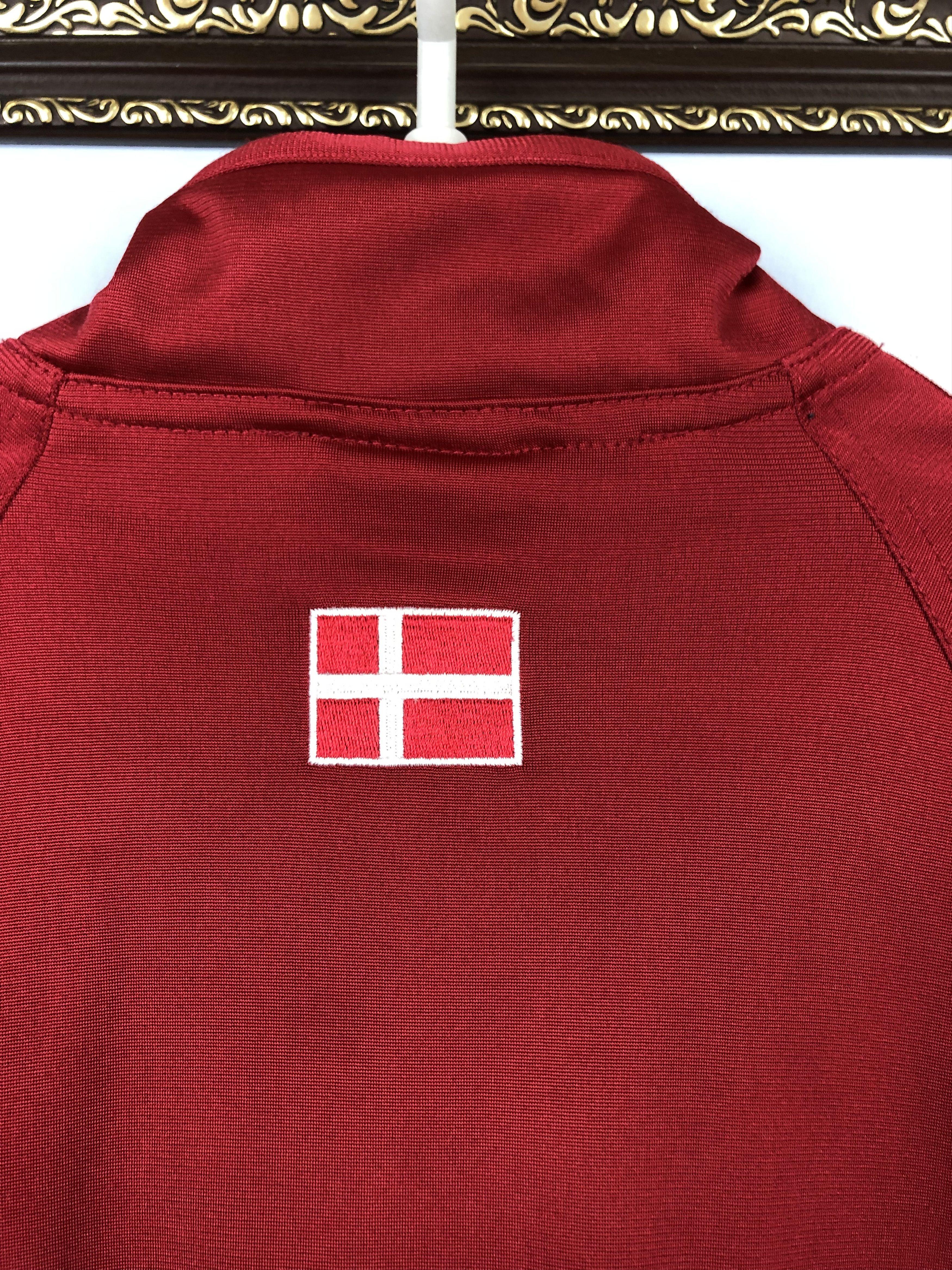 Adidas Vintage Adidas Denmark Football Jacket Soccer Track Top Size US XXL / EU 58 / 5 - 11 Thumbnail