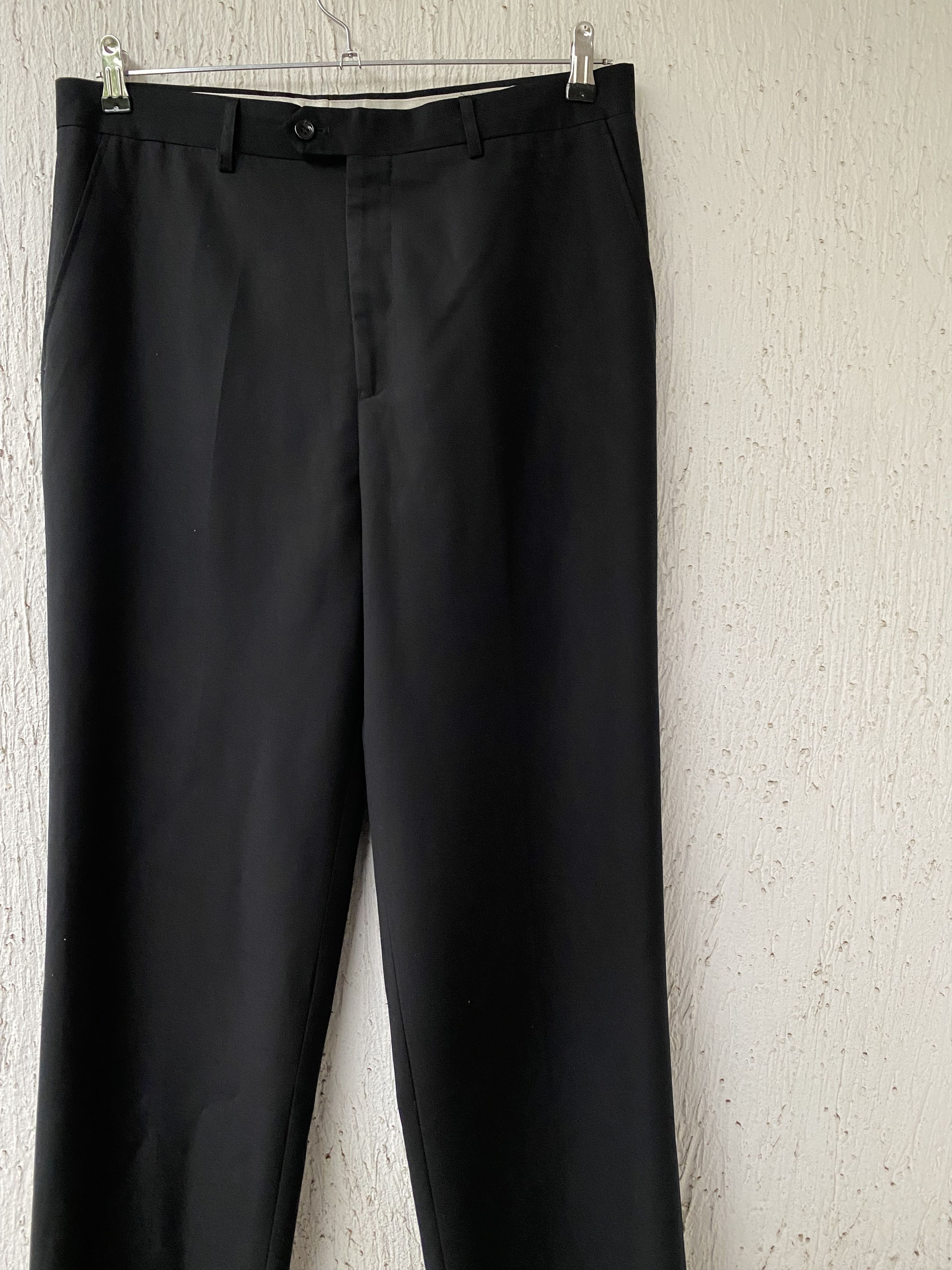 Yohji Yamamoto wide black wool pant Size US 36 / EU 52 - 2 Thumbnail