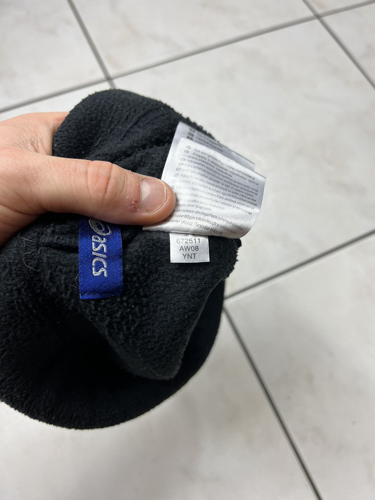 Asics × Vintage Vintage Asics fleece beanie hat sherpa logo rare y2k Size ONE SIZE - 13 Thumbnail