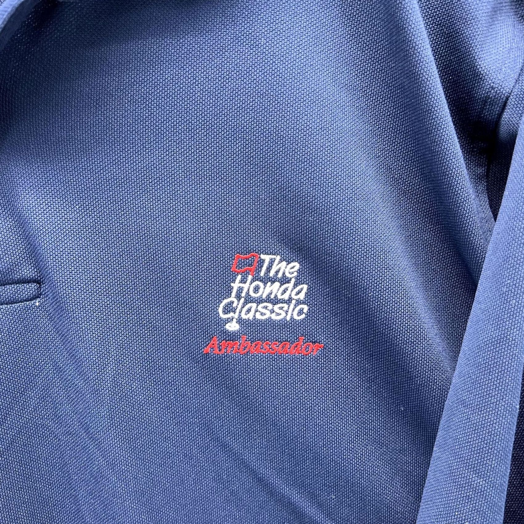 Vintage F&G Tech Polo Shirt Mens XL Blue Solid Honda Classic Golf Performance Ambassador Shirt Size US XL / EU 56 / 4 - 3 Thumbnail