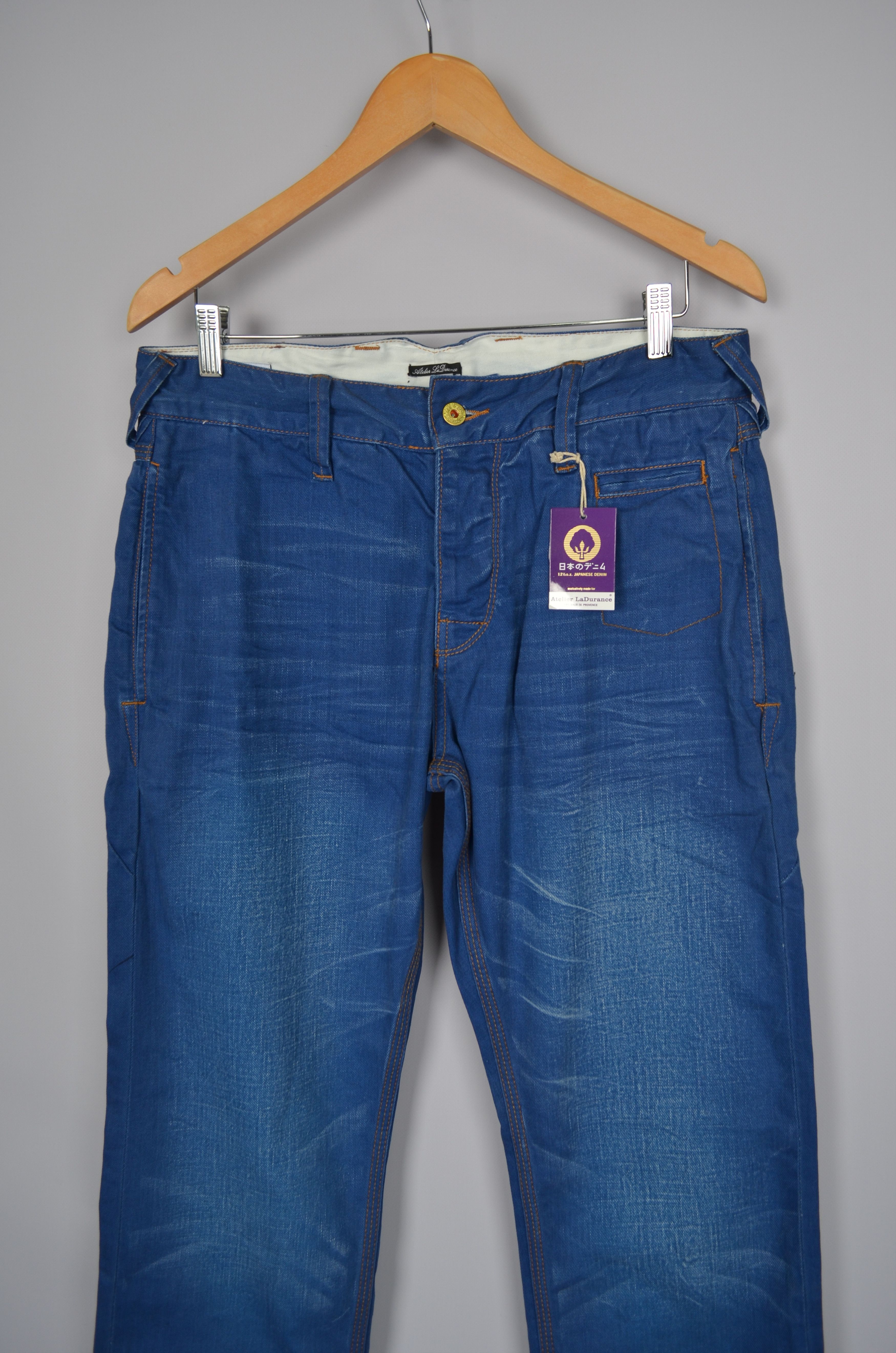 Atelier La Durance × Designer × Japanese Brand Atelier LaDurance Royston Chino Japanese Blue 12 1/2oz Jeans Size US 32 / EU 48 - 2 Thumbnail