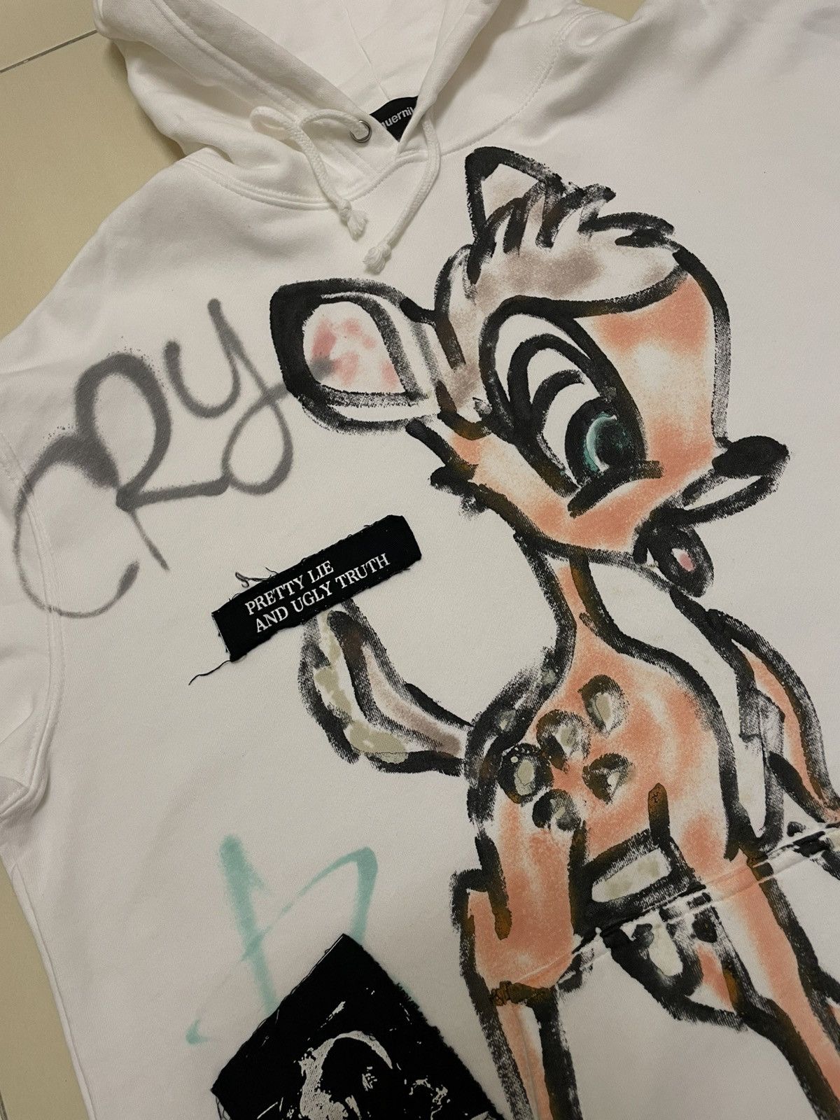 Japanese Brand Guernika Shinichiro Inui Pop art Punk Bambi Hoodie Size US XL / EU 56 / 4 - 3 Thumbnail