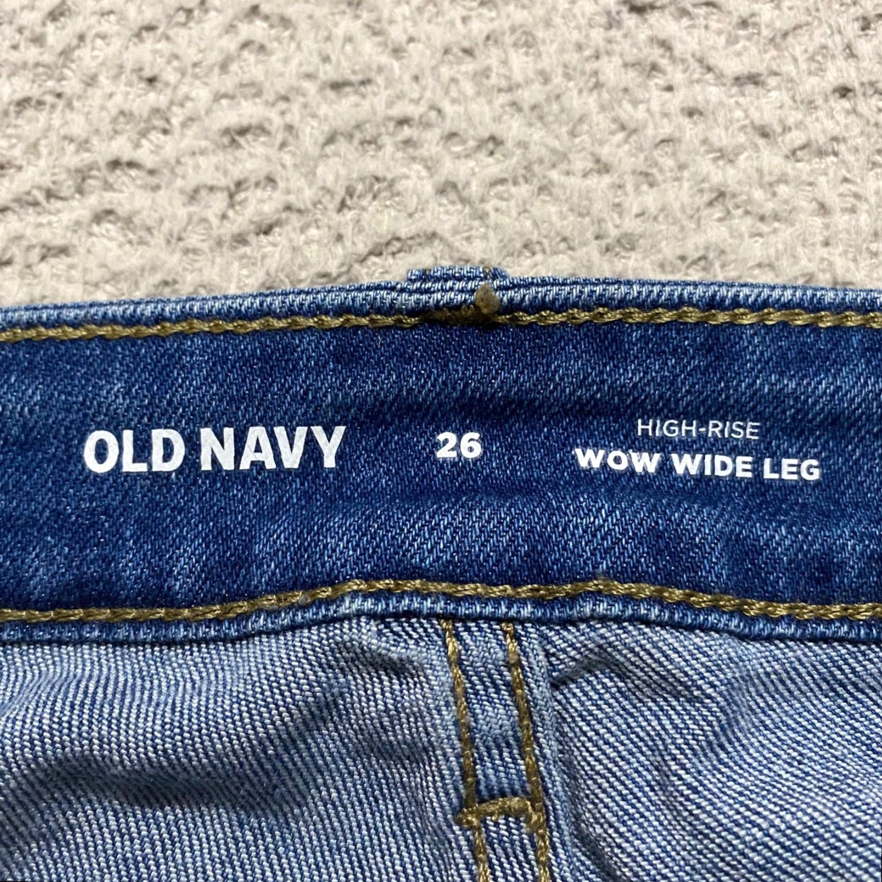 Old Navy **NWT Old Navy Blue Jeans Women's 26 Medium Wash High Rise Wide Leg** User: NWT Old Navy Blue Jeans Women's 26 Medium Wash High Rise Wide Leg Size 26" / US 2 / IT 38 - 3 Thumbnail