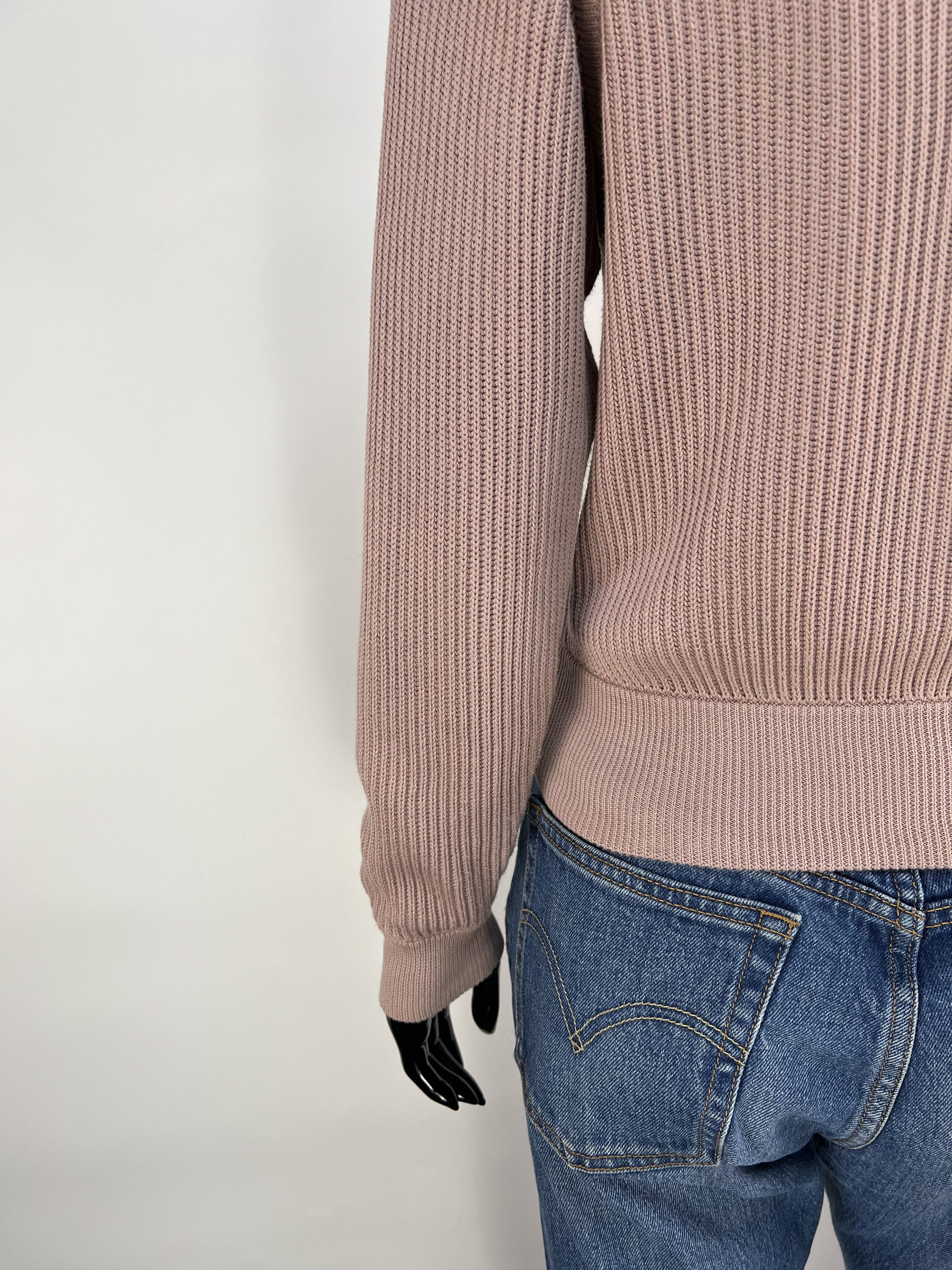 Brunello Cucinelli Brunello Cucinelli Ribbed Cotton Crew Neck Sweater Size 12 Size XS / US 0-2 / IT 36-38 - 11 Thumbnail