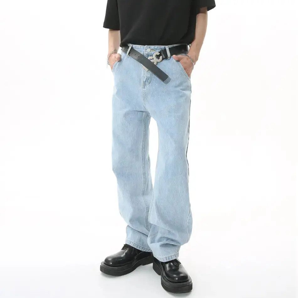 Japanese Brand Retro straight washed loose jeans Size US 32 / EU 48 - 6 Thumbnail