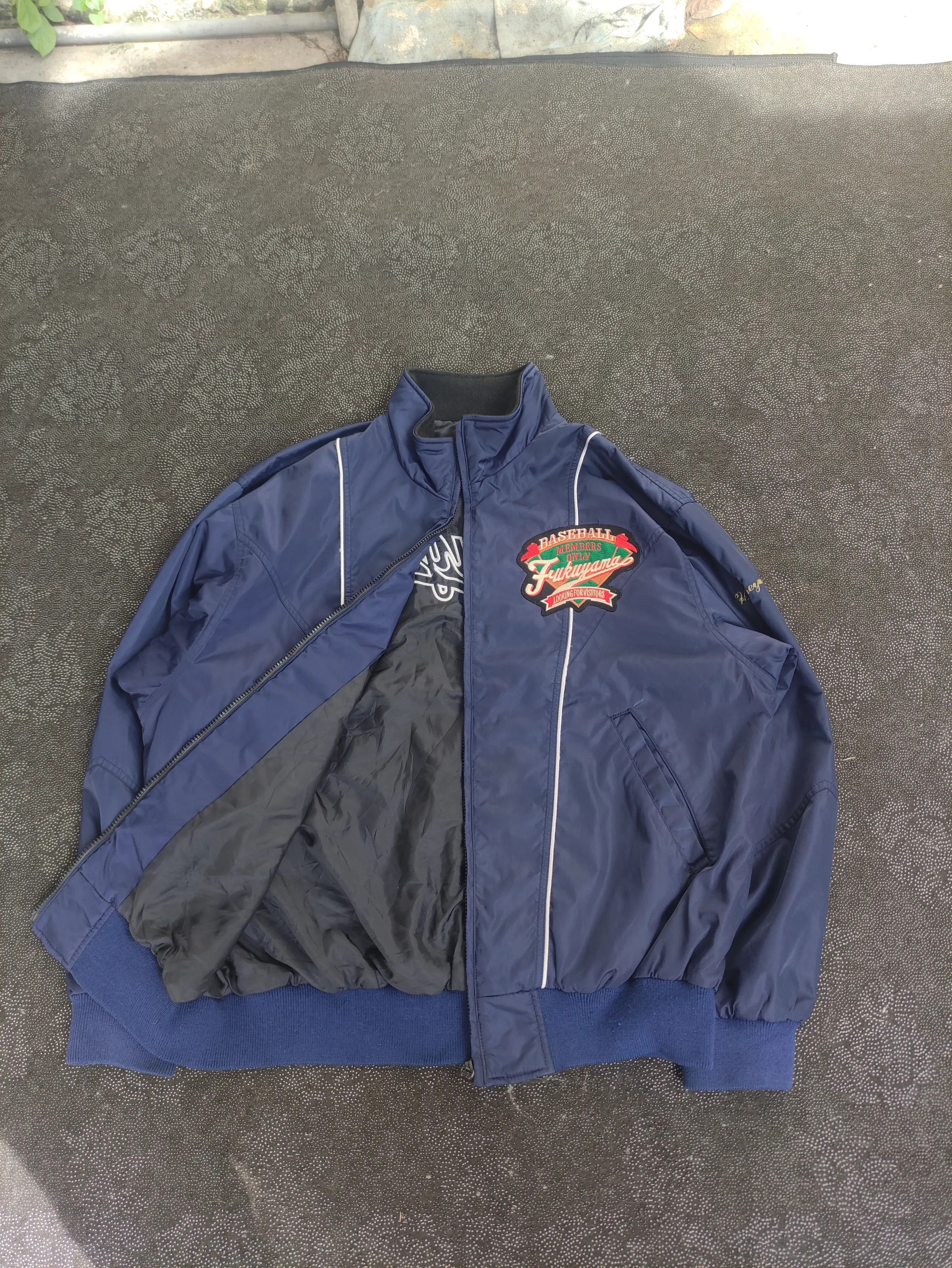 Descente Vintage 80s Descente Fukuyama Baseball Jacket J003 Size US XL / EU 56 / 4 - 3 Thumbnail