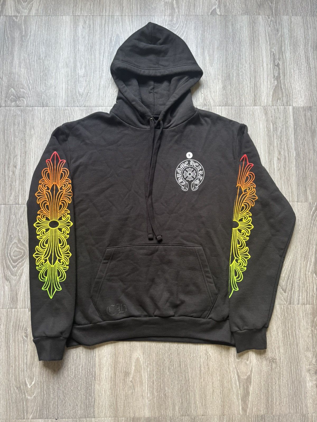 Chrome Hearts Chrome Hearts Gradient Floral Hoodie Size US S / EU 44-46 / 1 - 2 Thumbnail