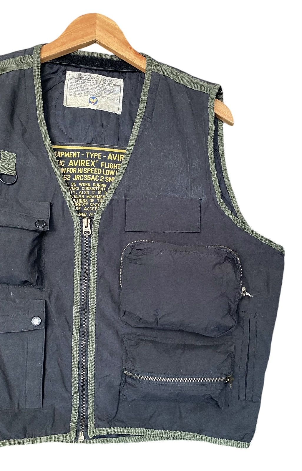 Avirex Vtg AVIREX Tank Top Multi Pockets (L) Size US L / EU 52-54 / 3 - 4 Thumbnail
