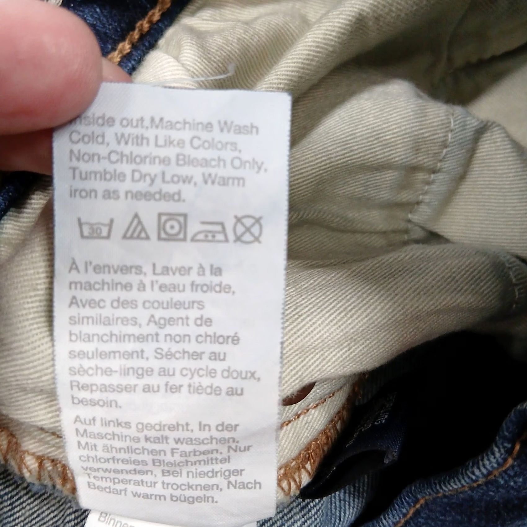 Madewell Madewell Jeans Straight Leg Men W33 L32 Dark Indigo EUC Size US 33 - 6 Thumbnail