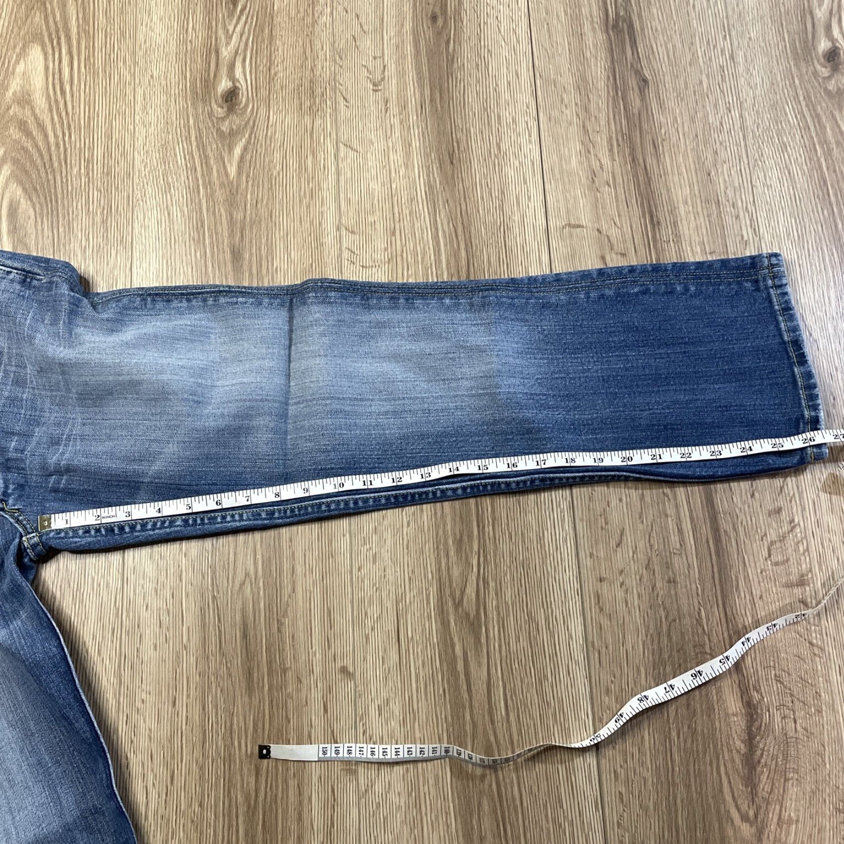 Miss Me VINTAGE Miss Me Women's Jeans Lucy Bootcut Low Rise Distressed Blue Size 28 Casual Western Size 28" / US 6 / IT 42 - 7 Thumbnail