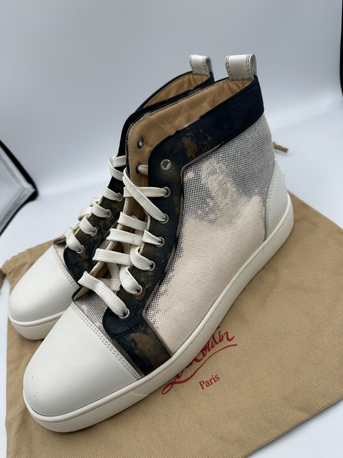 Christian Louboutin Christian Louboutin High Top Sneakers Size US 13 / EU 46 - 10 Thumbnail
