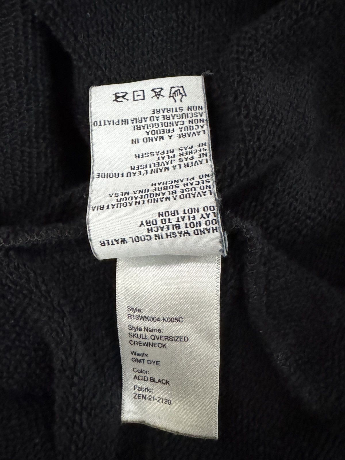 R13 Oversized Skull Sweater Size M / US 6-8 / IT 42-44 - 5 Thumbnail