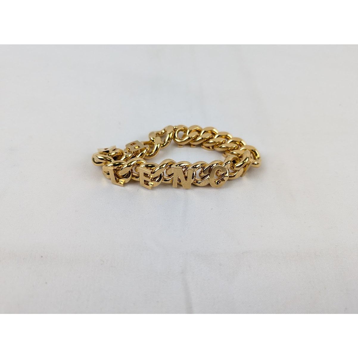 Balenciaga o1rshd1 Size: Small / Logo Bracelet in Gold Size ONE SIZE - 5 Thumbnail