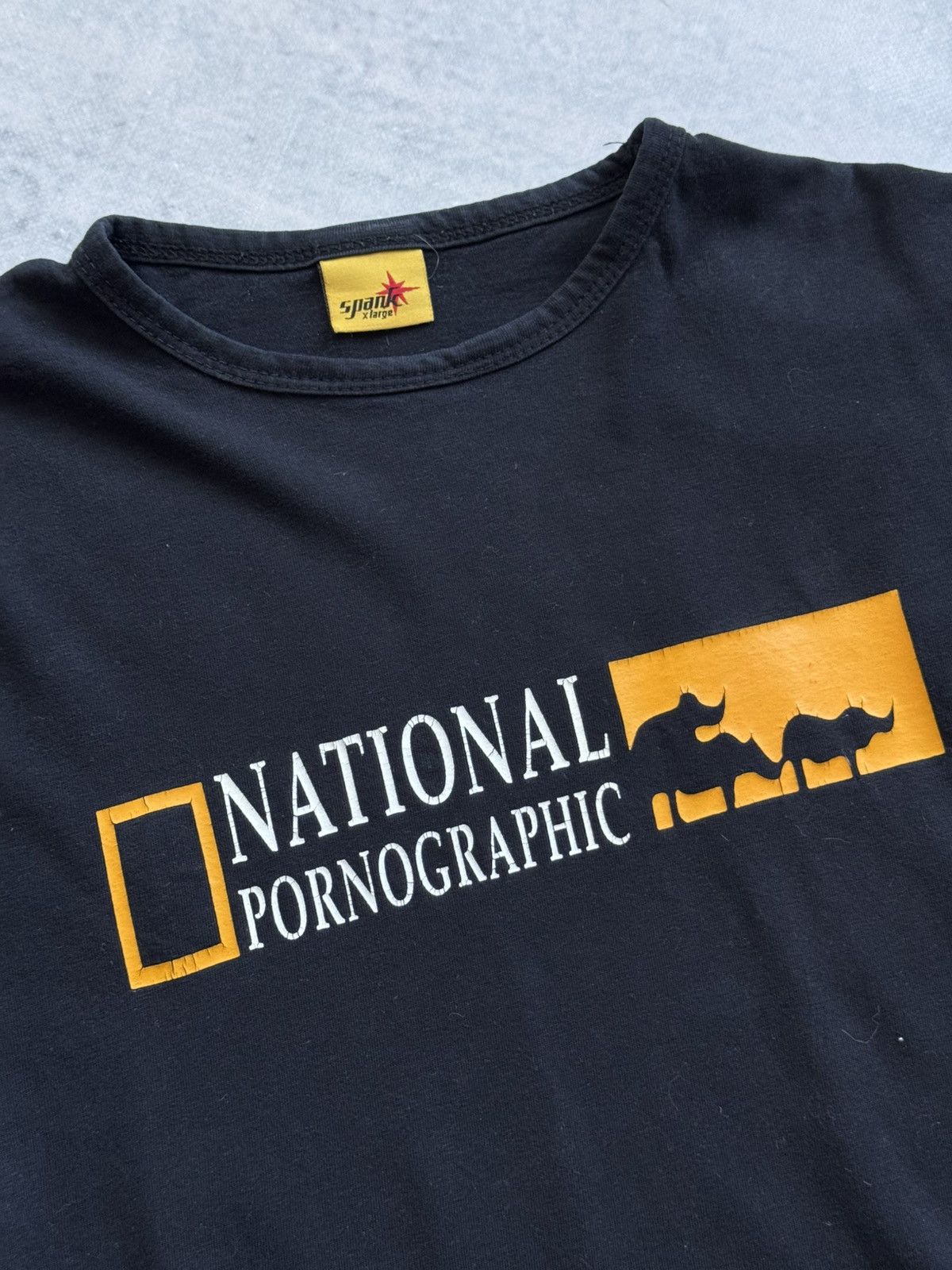 Vintage Y2K National Pornographic funny tee vintage Size US L / EU 52-54 / 3 - 2 Thumbnail