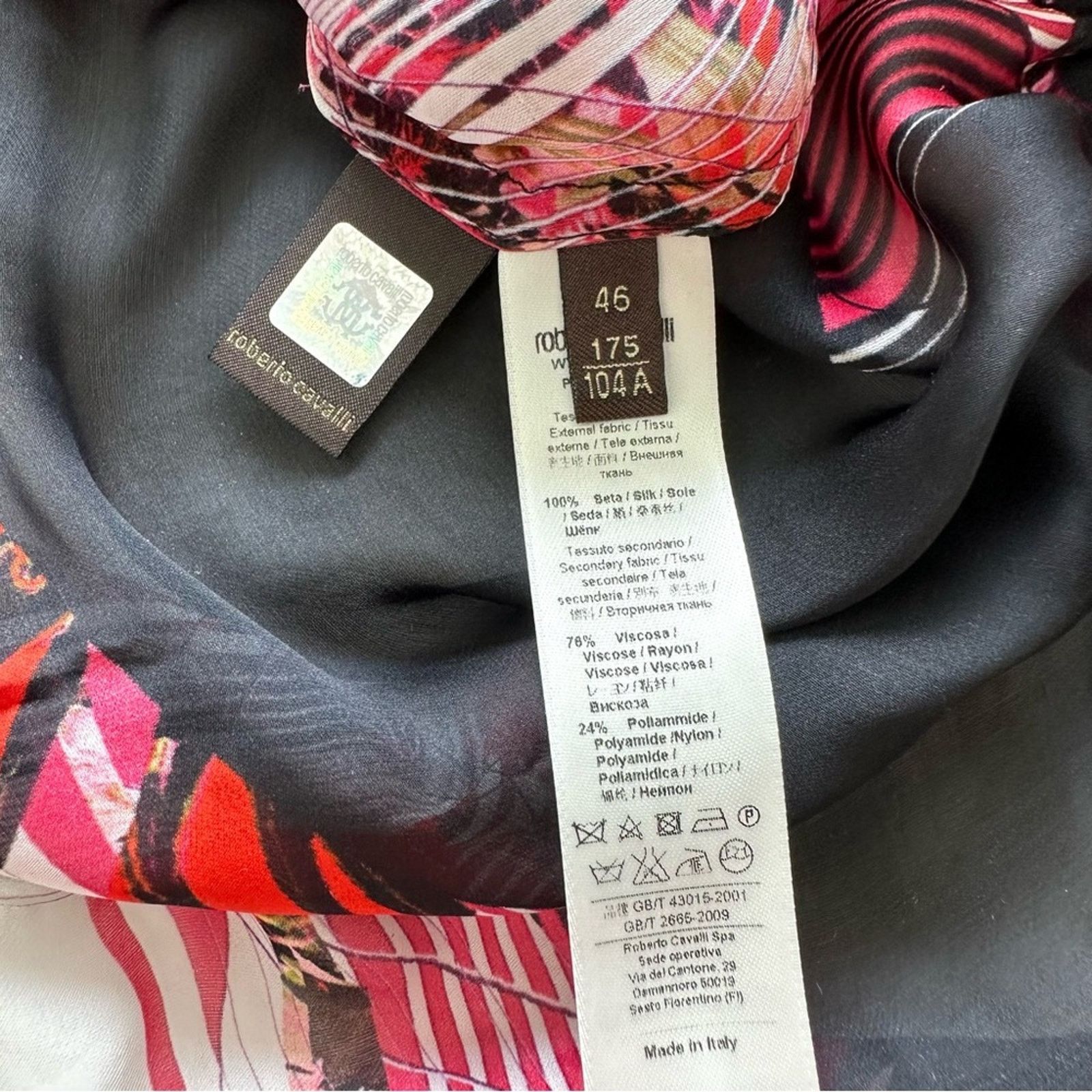Roberto Cavalli Roberto Cavalli silk blouse size 46IT or 10 US Authentic Size L / US 10 / IT 46 - 7 Thumbnail
