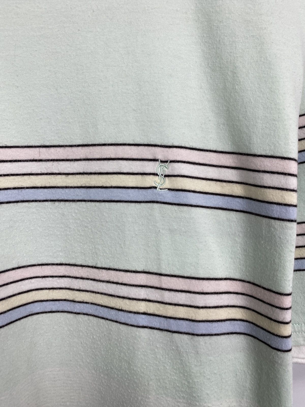 Vintage × Yves Saint Laurent 🇫🇷 Vintage 90s Yves Saint Laurent YSL T-Shirt Rare Retro Size US L / EU 52-54 / 3 - 4 Thumbnail