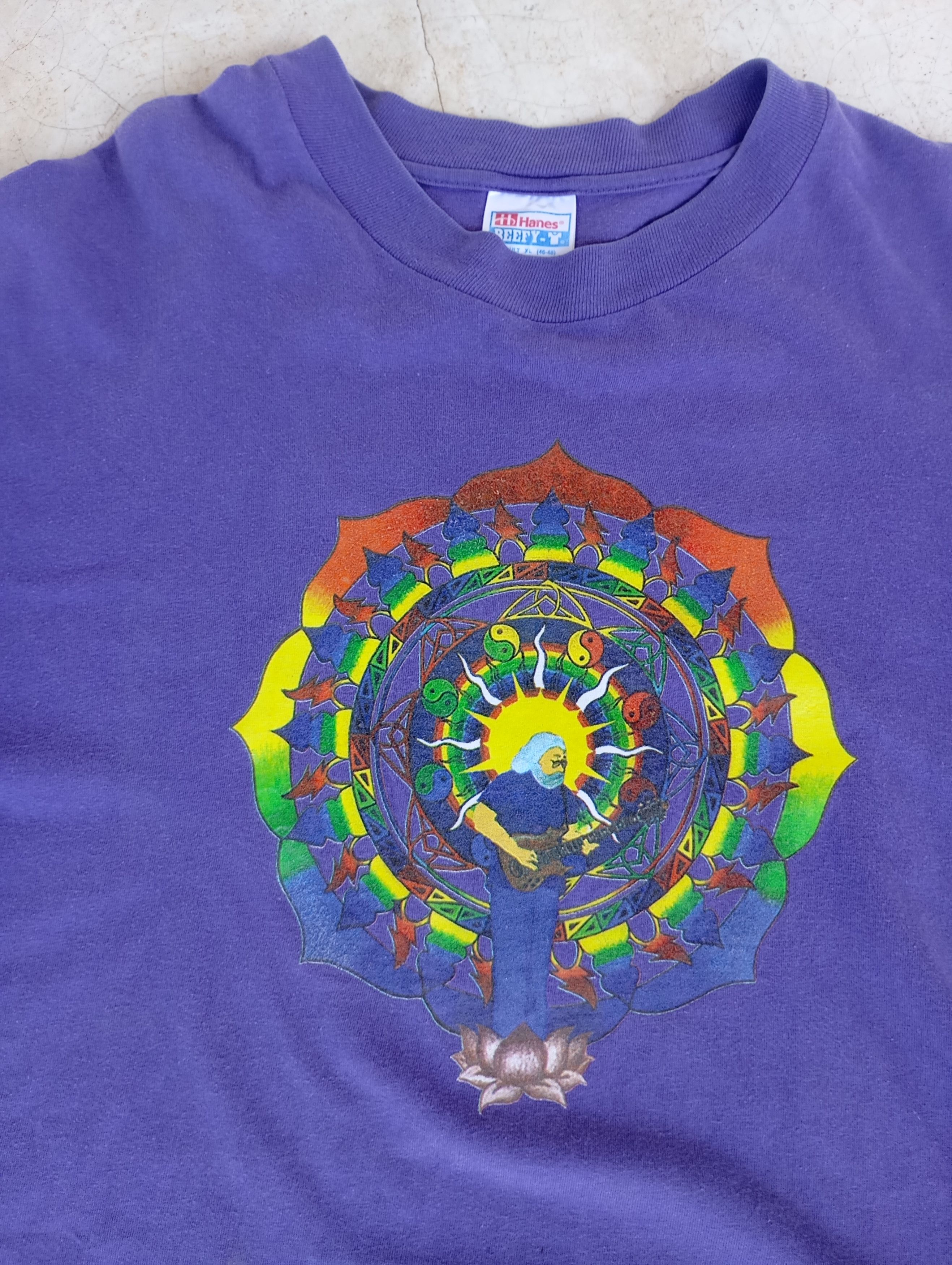 Vintage Vintage Rare Jerry Garcia T shirt Size US XL / EU 56 / 4 - 2 Thumbnail