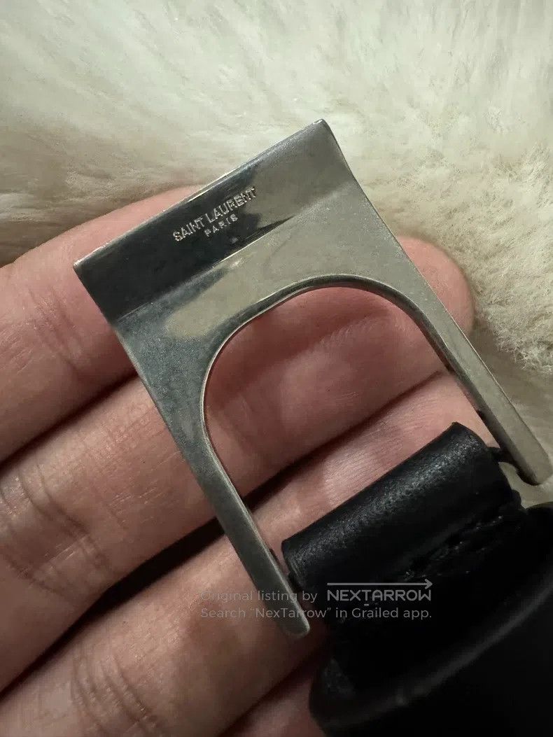 Saint Laurent Paris Saint Laurent Paris size 85 Metal Belt Size ONE SIZE - 4 Thumbnail
