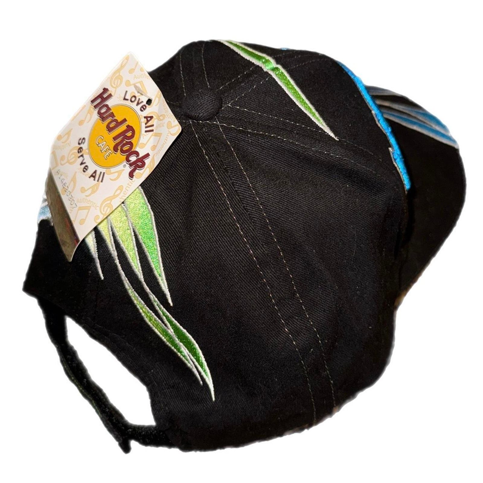 Hard Rock Cafe × Vintage Y2K Hard Rock Cafe Hat - Vibrant Embroidered Design! Size ONE SIZE - 3 Thumbnail