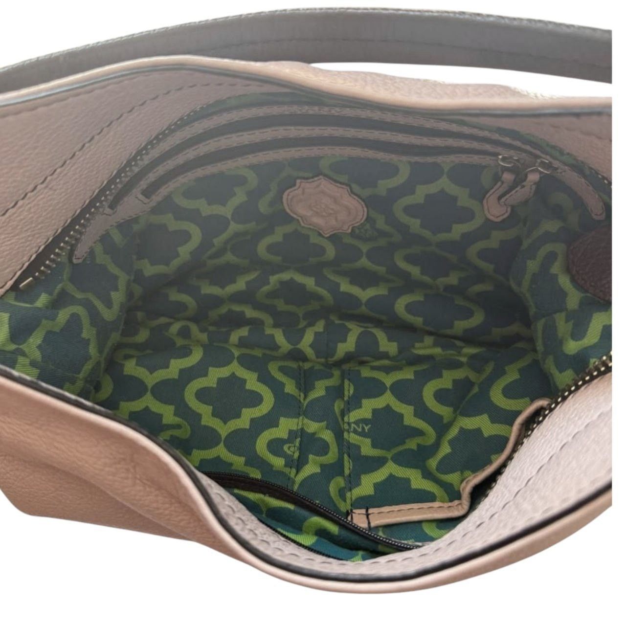 NBDN Nobrandedon OrYany Ellie Leather Colorblock Hobo Bag Size ONE SIZE - 9 Thumbnail