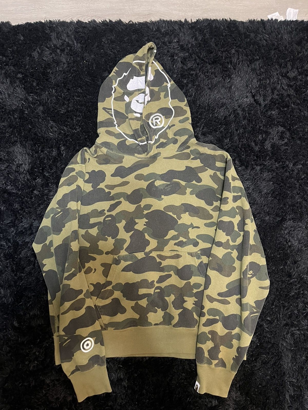 Bape 1st Camo 2nd Ape Pullover Hoodie Size US L / EU 52-54 / 3 - 1 Thumbnail