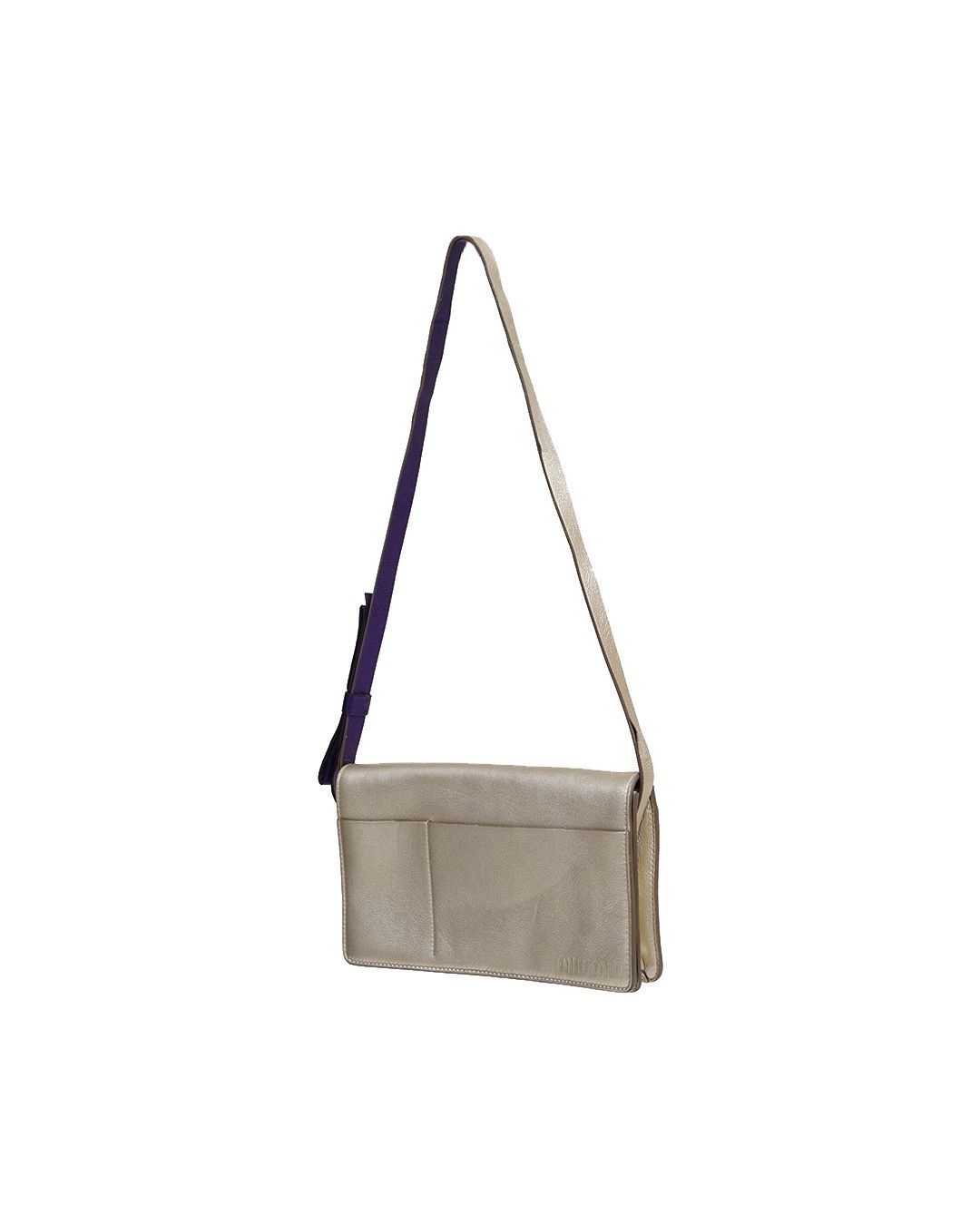 Miu Miu Miu Miu S/S2000 Silver/Purple Bowtie Shoulder Bag Size ONE SIZE - 5 Thumbnail